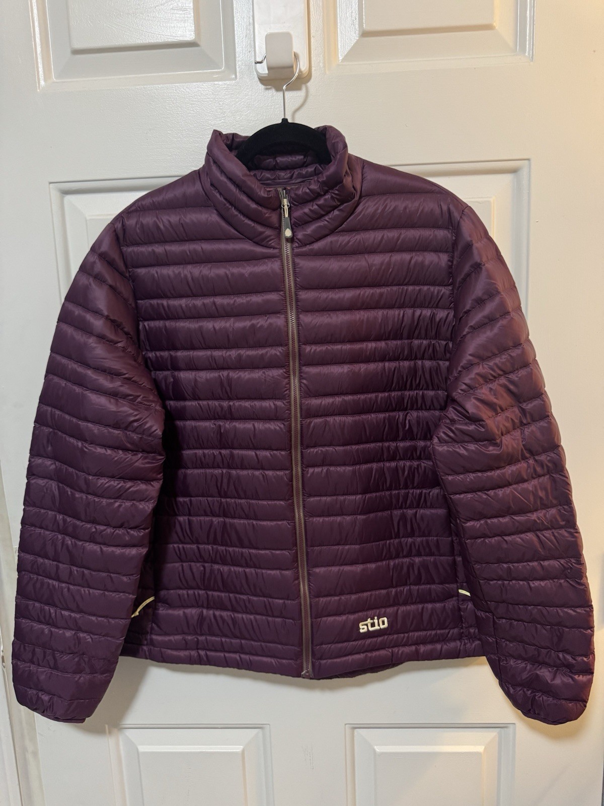 Stio Women\'s Pinion Down Sweater  Violet Zip Up Jacket Women’s Size XL