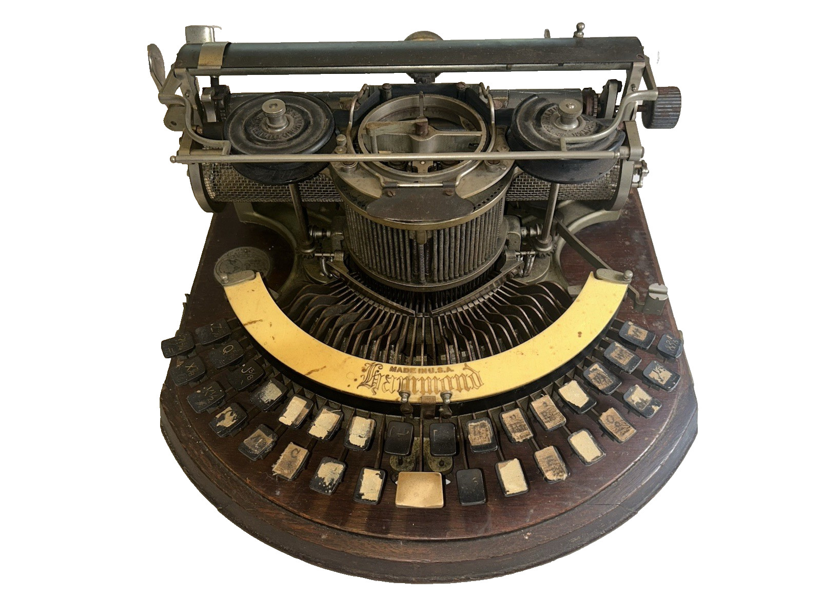 WOW antique and very rare typewriter HAMMOND circa 1890's Ready for Restoration WOW antique and very rare typewriter HAMMOND circa 1890's Ready for Restoration