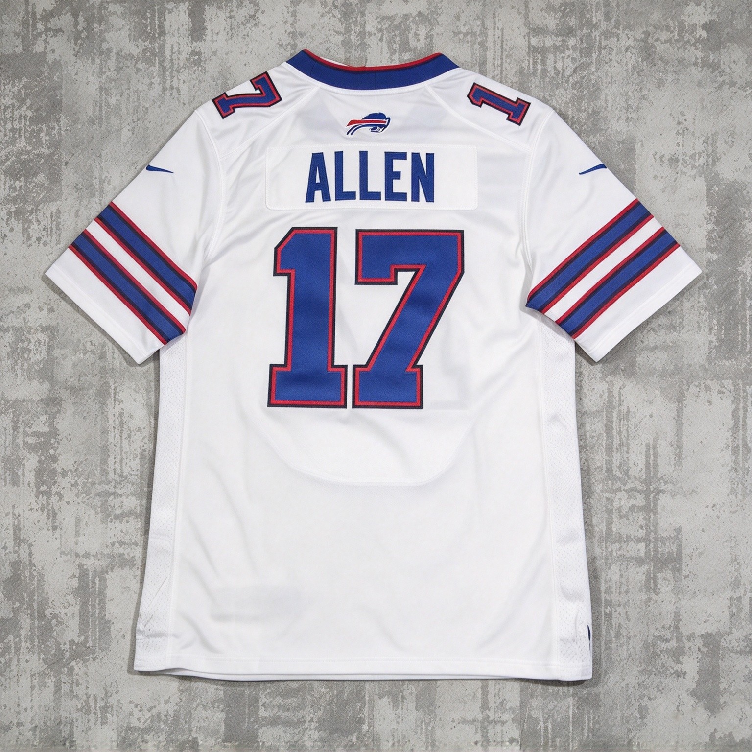 NWT Josh Allen #17 Buffalo Bills 2025-26 Captains Patch White Men's Jersey S-3XL