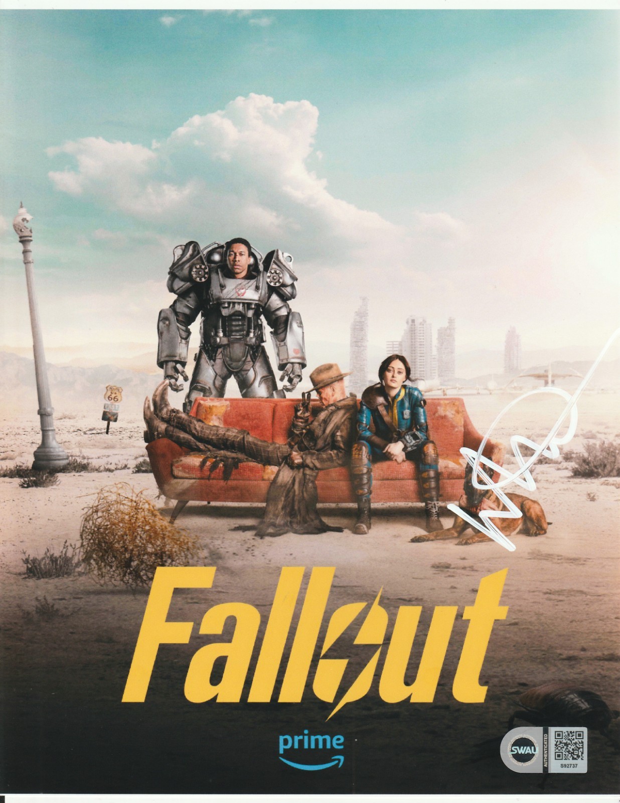 Walton Goggins Signed Autographed 8.5x11 Fallout Photo With COA