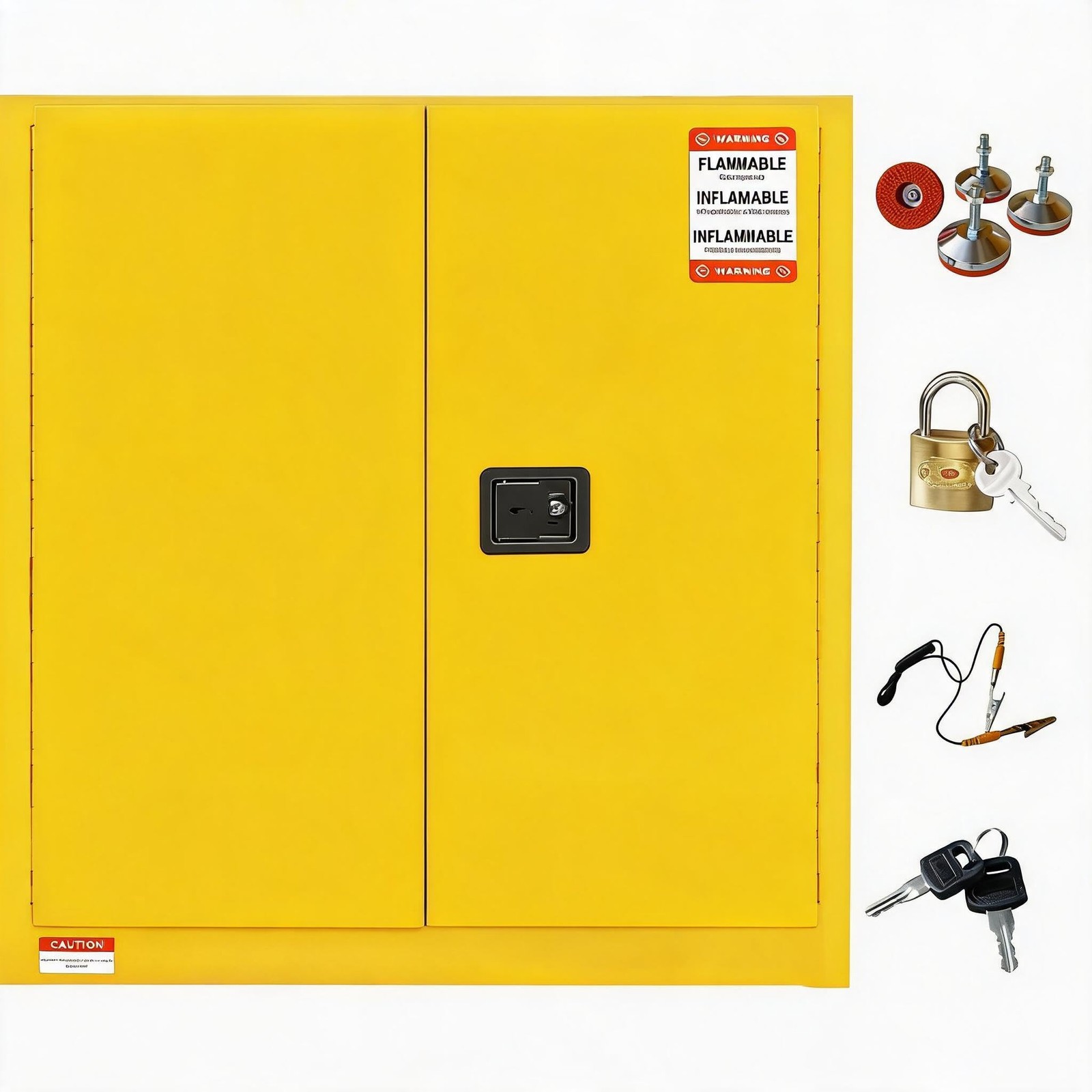Garvee Safety Cabinet 30 gal Steel Liquid Storage Cabinet 43\ Garvee Safety Cabinet 30 gal Steel Liquid Storage Cabinet 43\