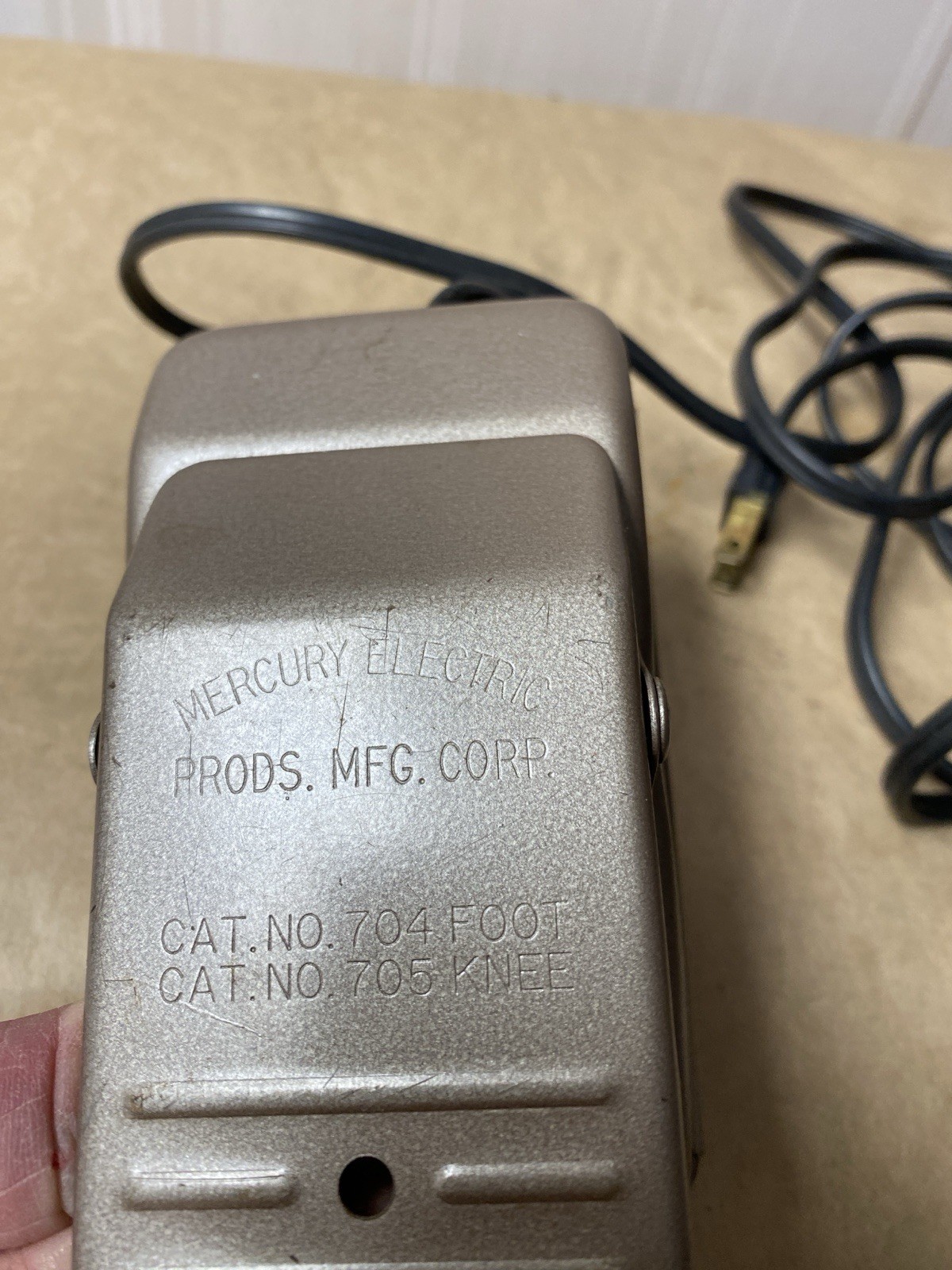 VTG Original Mercury  Sewing Machine Foot Pedal Motor Controller