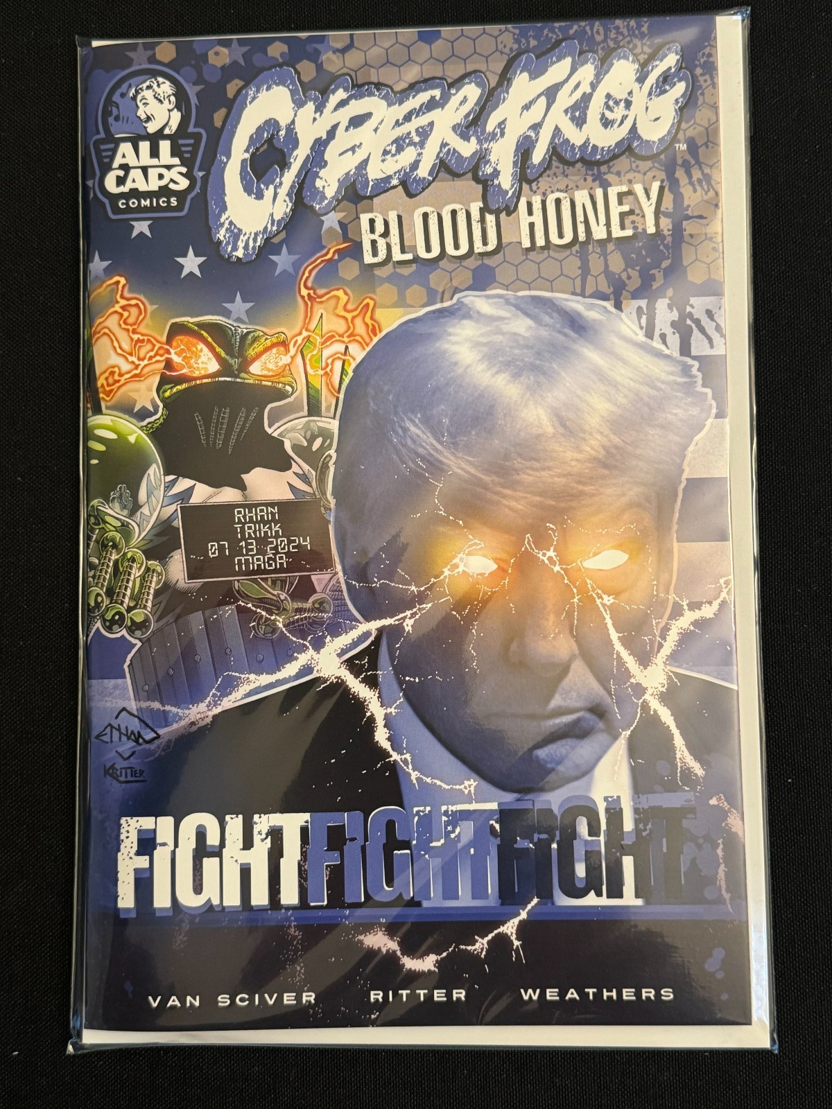 Cyberfrog: Blood Honey Blue MAGA Variants (4 Copies) Cyberfrog: Blood Honey Blue MAGA Variants (4 Copies)