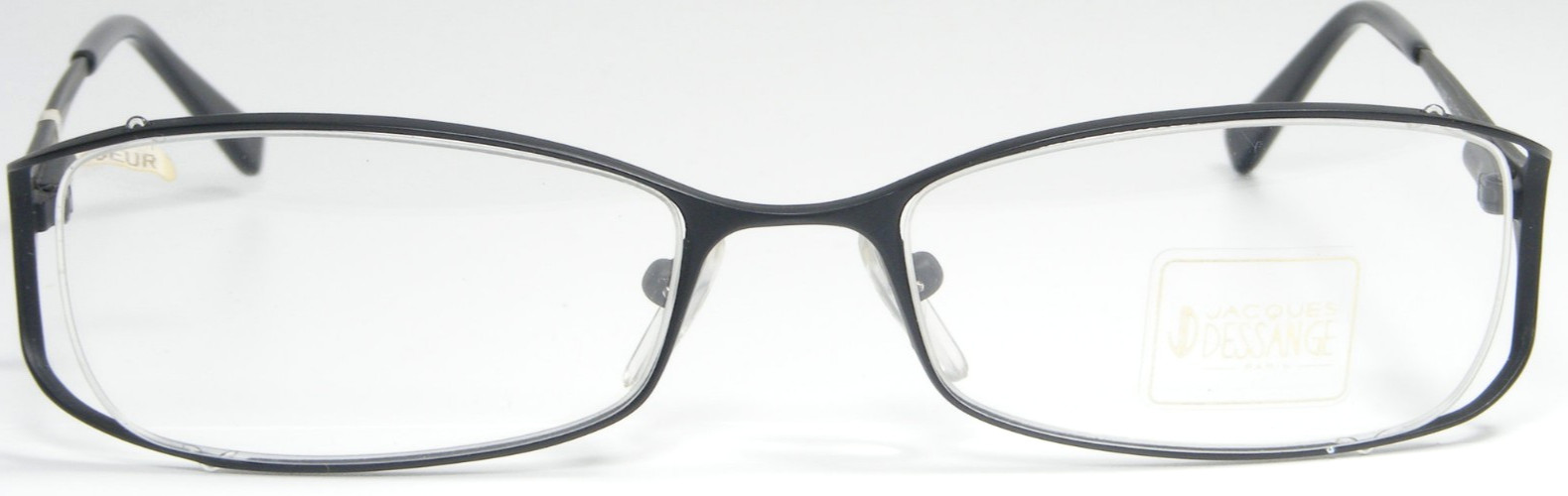JACQUES DESSANGE PARIS JD14098 C4 Black Eyeglasses Glasses Frame 51-17-130 NEW