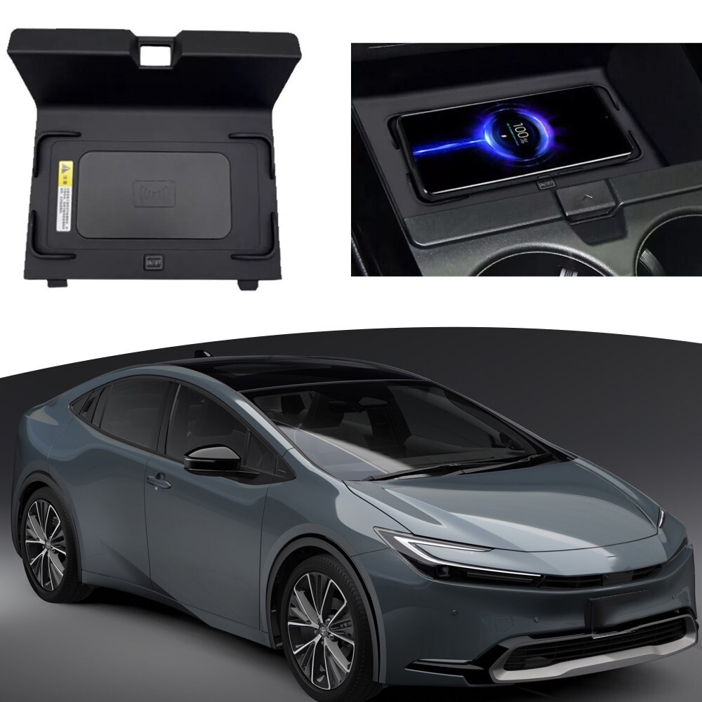 1PC Wireless Fast Charger Tray Pad Fits for Toyota Prius 2023 2024 2025 2026