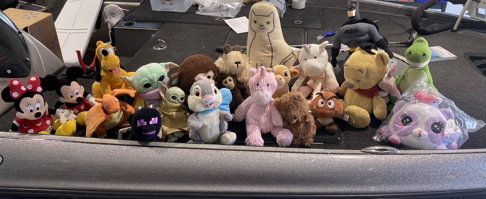 Plush Lot 20 Assorted Disney Star Wars Jellycat Wwf Minecraft Manhattan Batman