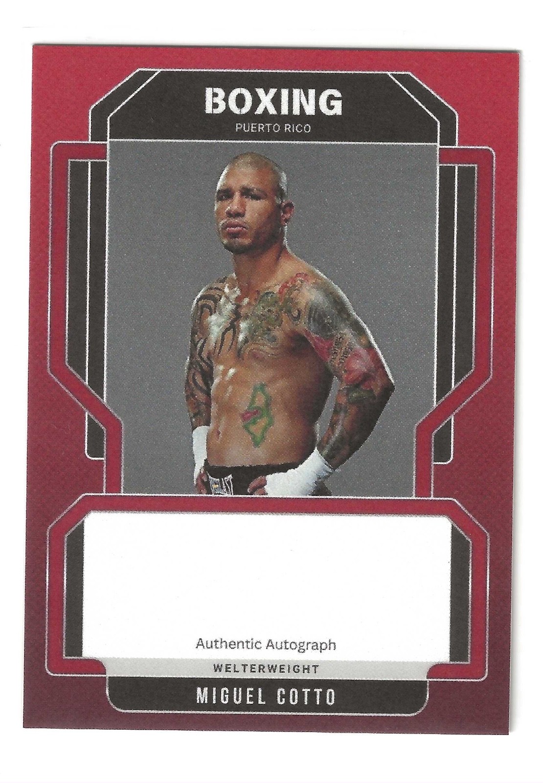 2025 ACEO Miguel Cotto Boxing Trading Card Caguas Puerto Rico HOF