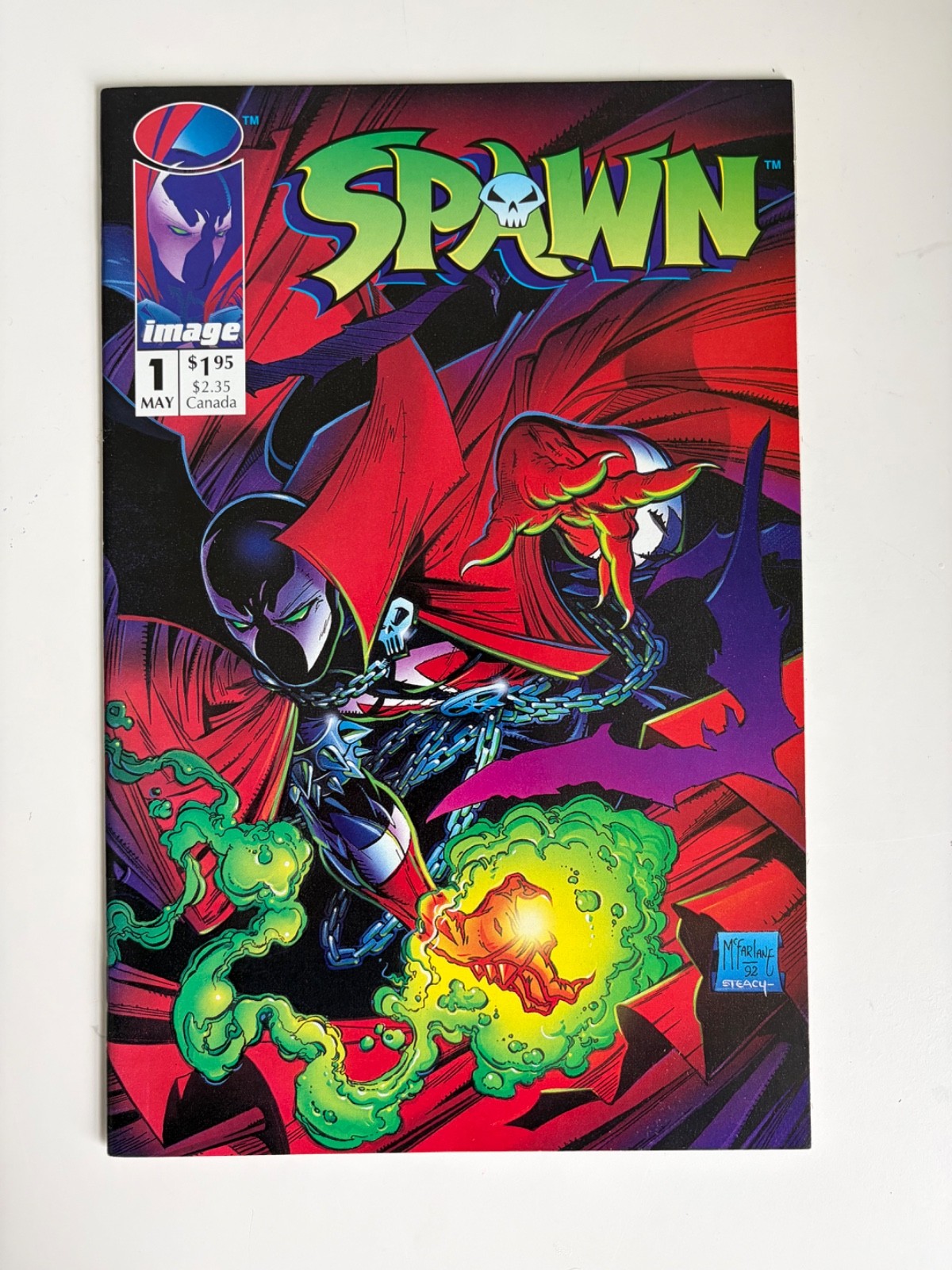 Spawn #1 (Image Comics Malibu Comics May 1992) Spawn #1 (Image Comics Malibu Comics May 1992)