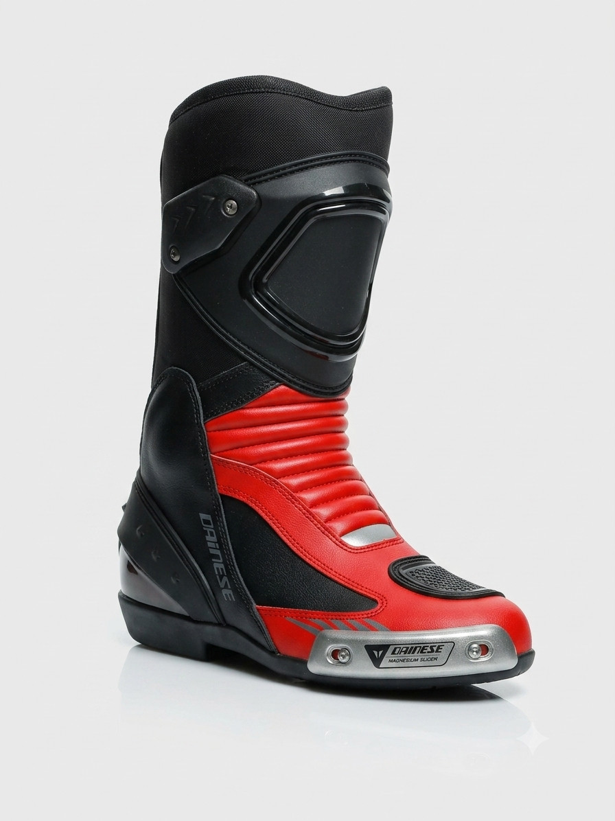 Dainese Torque 4 S Sports Boots Black/Lava-Red Racing Sports SIZE US9/EU42 Dainese Torque 4 S Sports Boots Black/Lava-Red Racing Sports SIZE US9/EU42