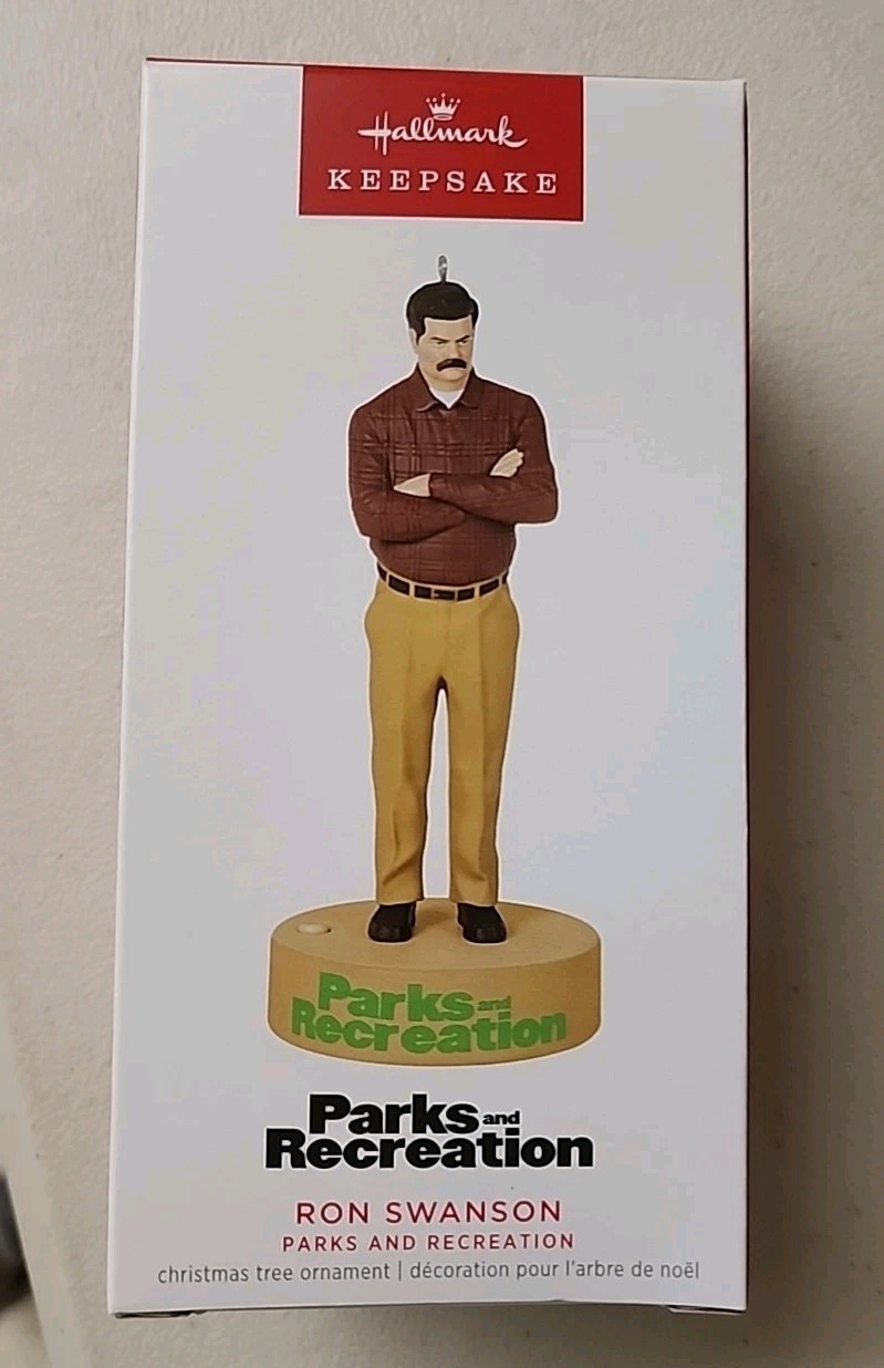 Hallmark 2023 Parks and Recreation RON SWANSON Ornament ~ NMIB Hallmark 2023 Parks and Recreation RON SWANSON Ornament ~ NMIB