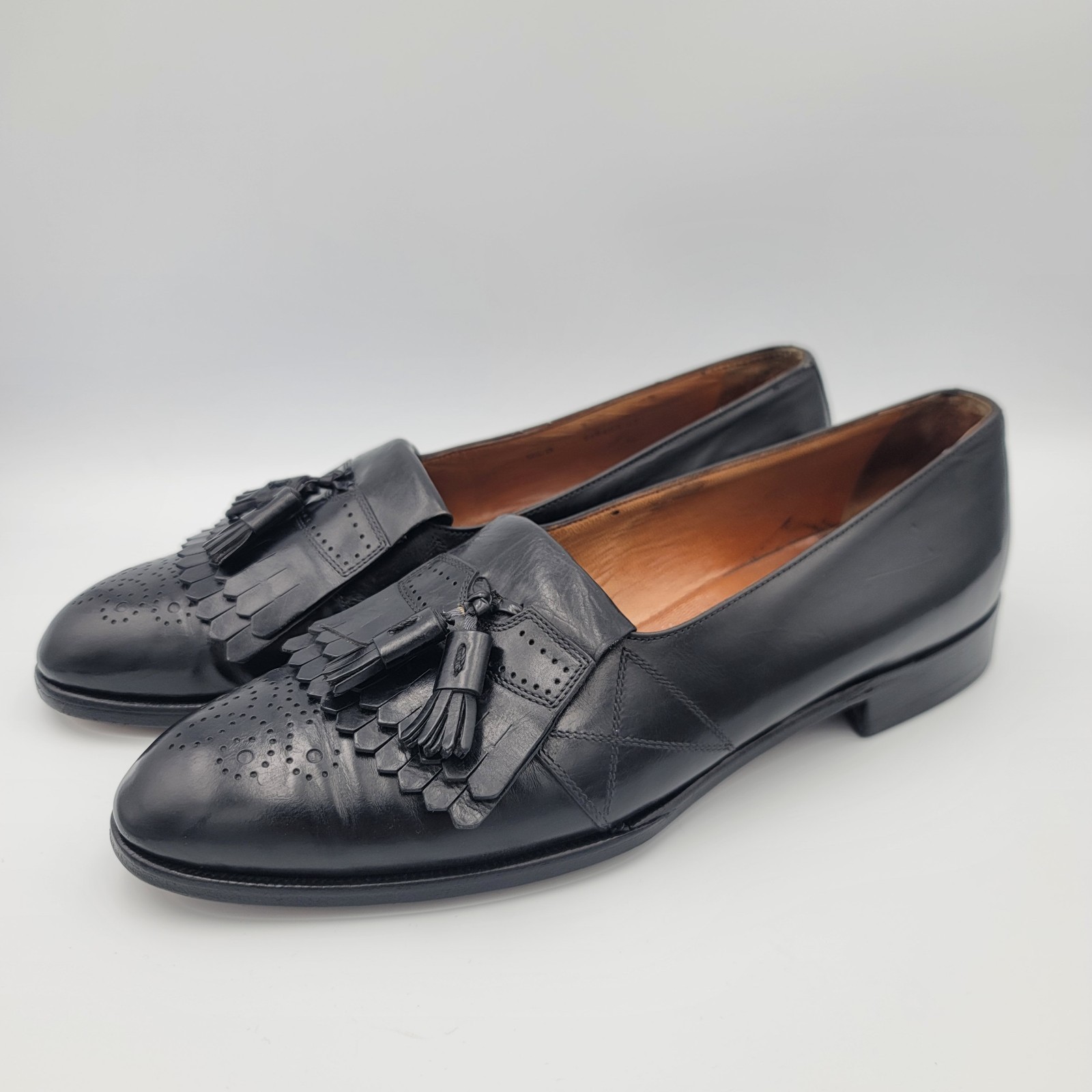 Vintage 70s 80s Bally Richfield Prestige Suisse Tassel Loafers 9.5B Preppy Swiss