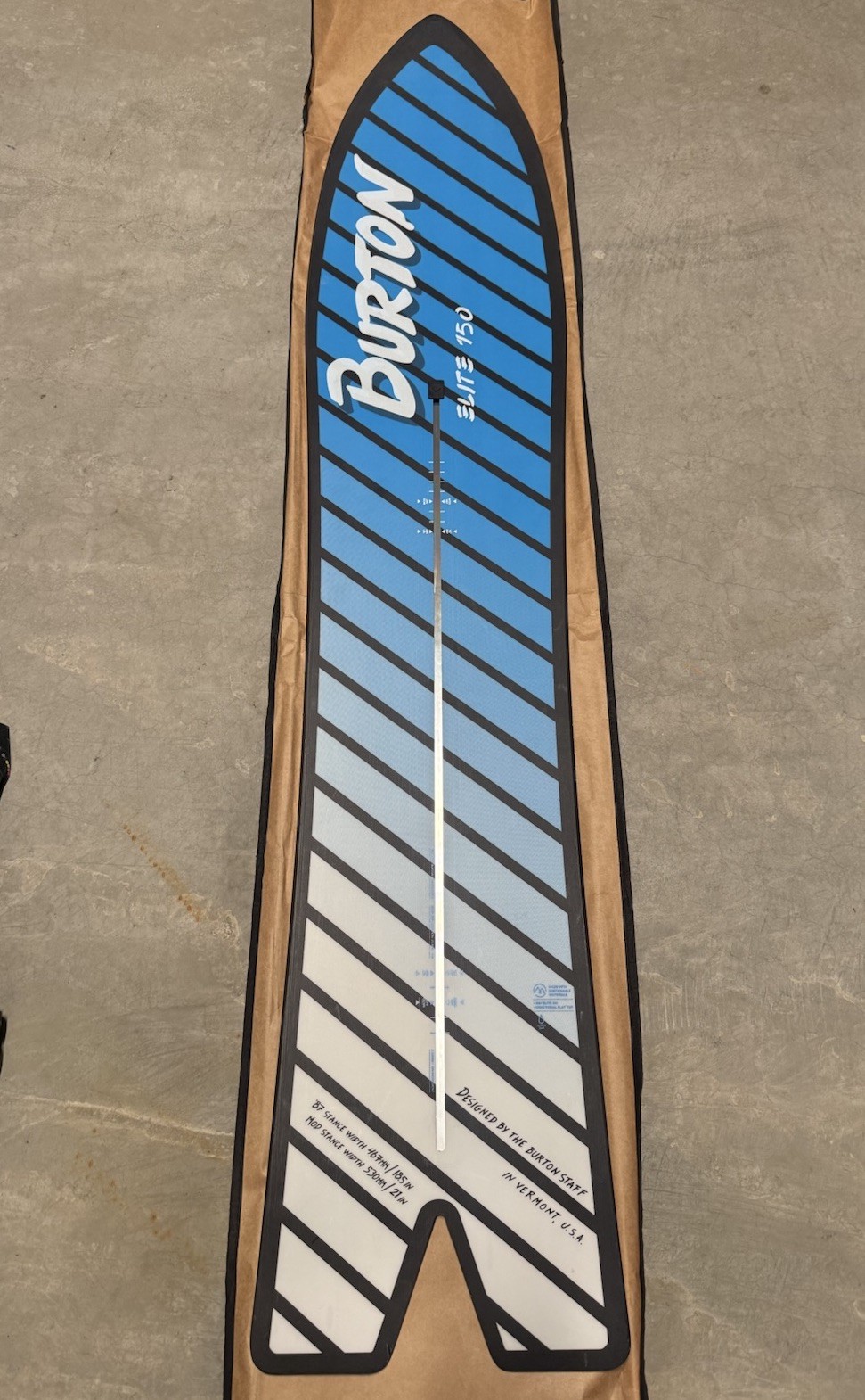 New 2023 Burton Reto Elite 150 Snowboard - 1987 Reissue New  w/paper bag