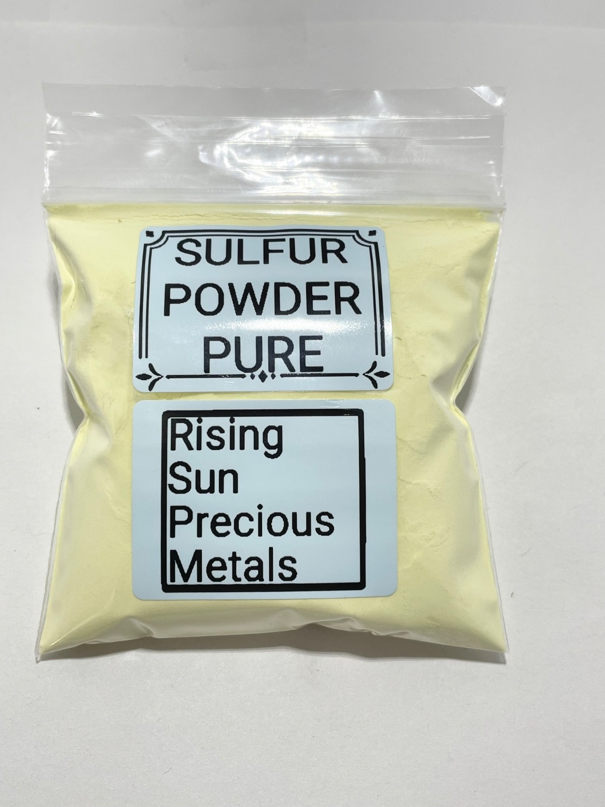 Sulfur Powder - High Purity (99.5%)  1/2 lb. quantity - 