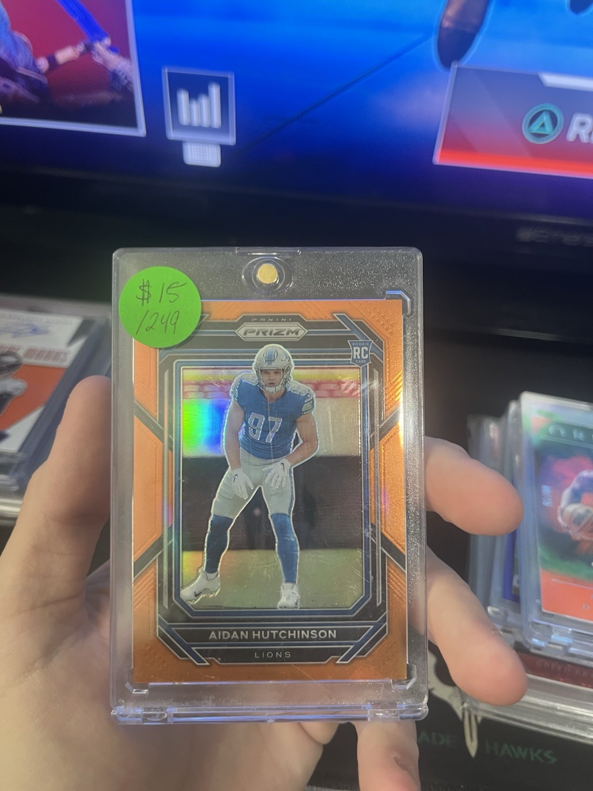 2022 Prizm Aiden Hutchinson Orange /249 RC