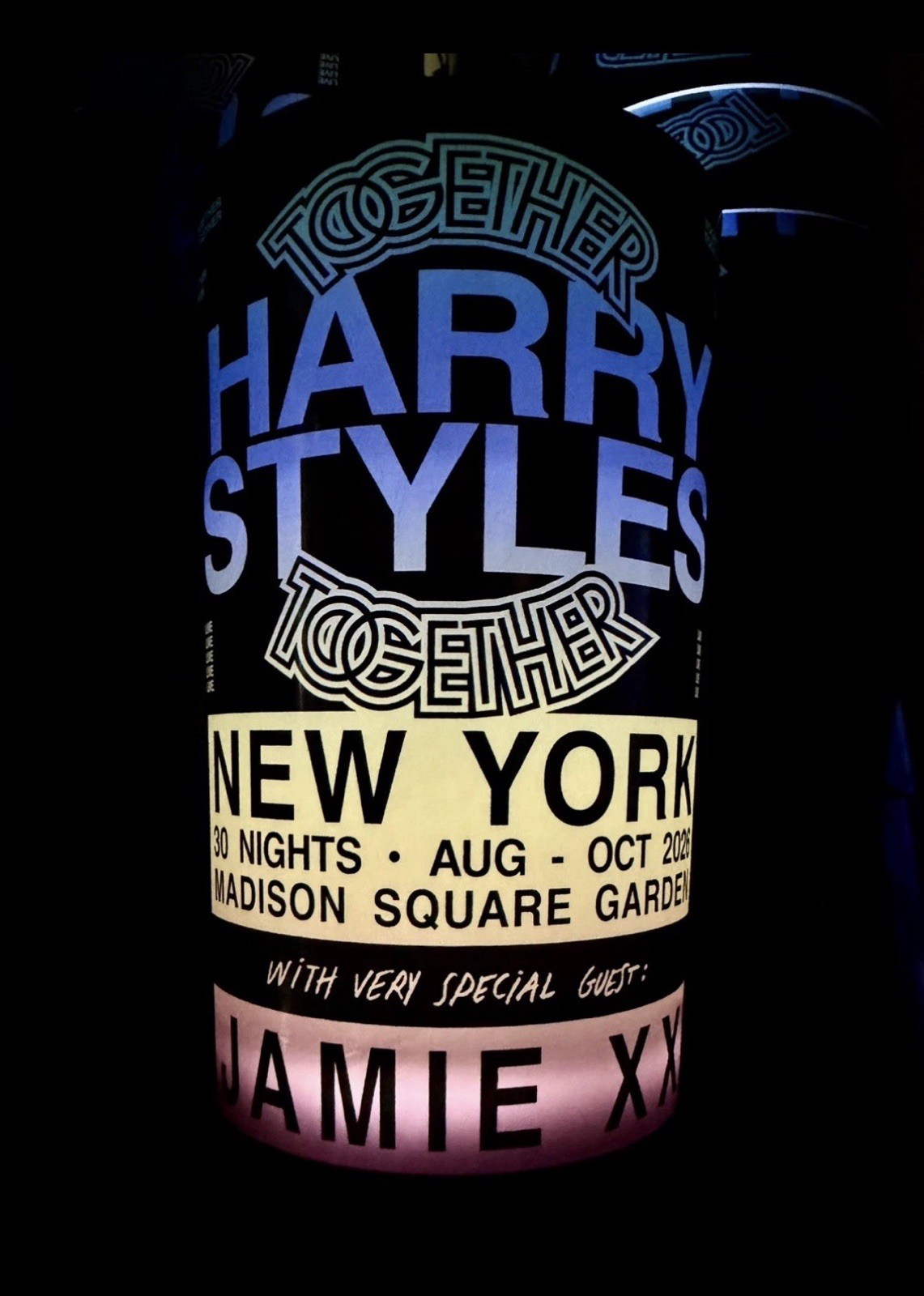 Harry Styles “Together Together” Tour NYC Official Souvenir Cup Brand New MSG