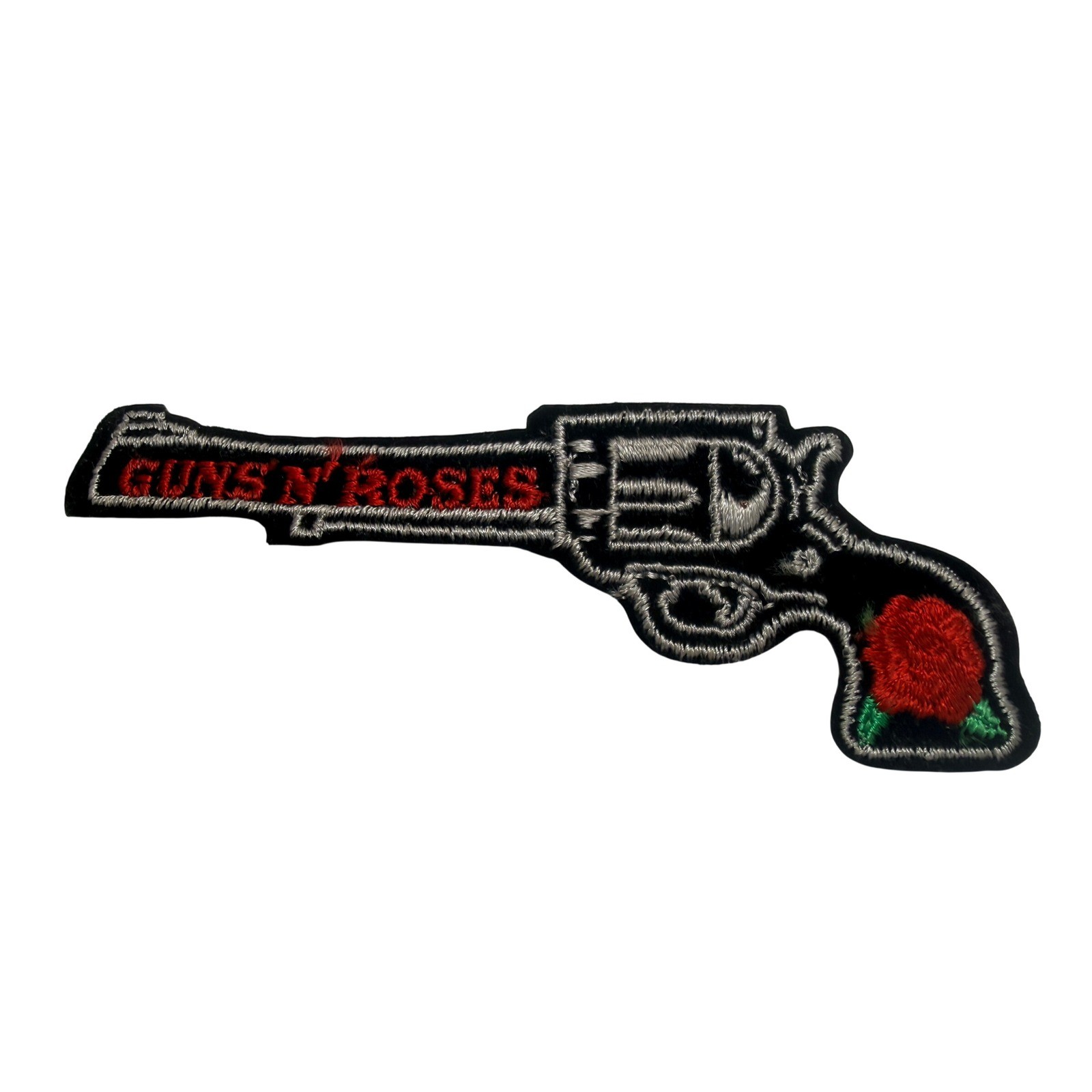 Vintage Guns N Roses Revolver Rose Embroidered Patch Rock Band Iron On -BG Vintage Guns N Roses Revolver Rose Embroidered Patch Rock Band Iron On -BG
