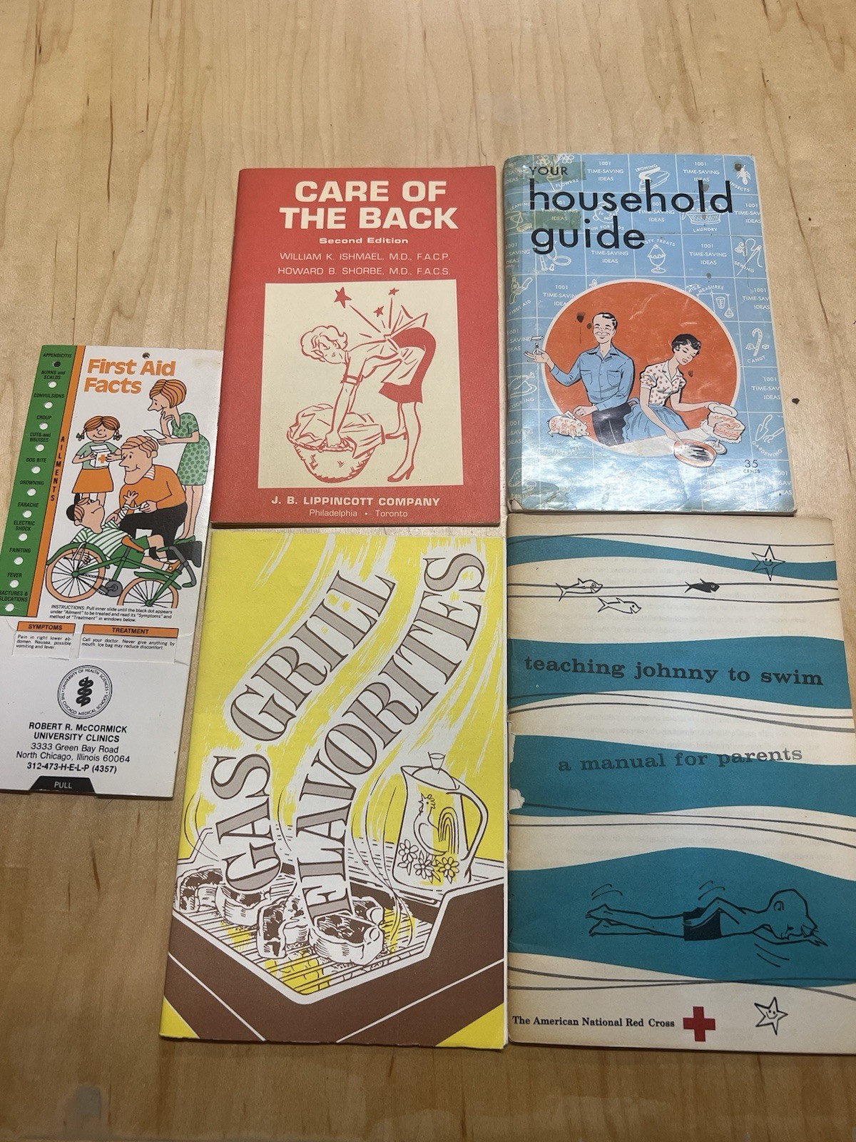 1950s-1970s Vintage Books Retro Household Guides 1950s-1970s Vintage Books Retro Household Guides