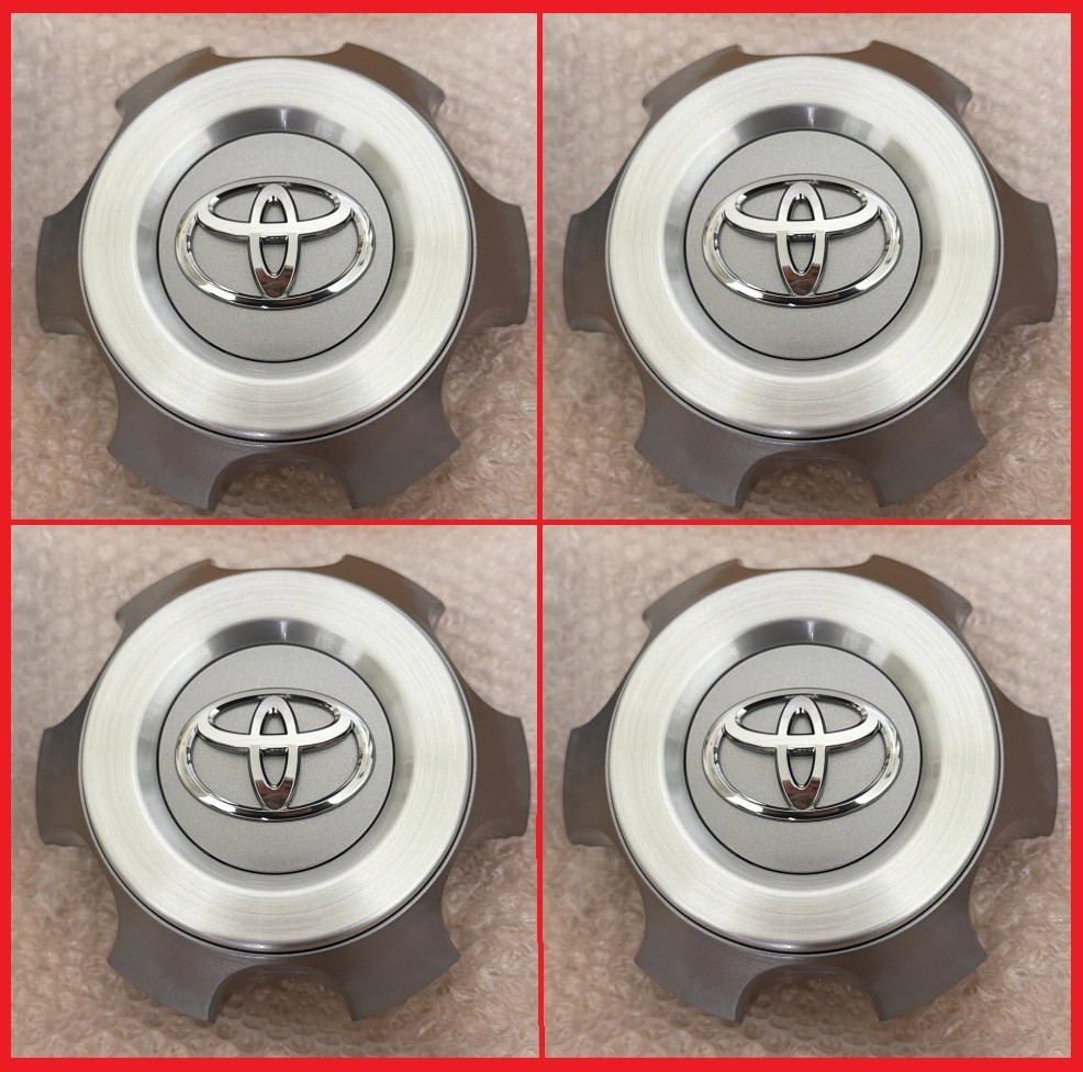 4 Toyota 4Runner Center Caps Hub Covers 2014-2024 4260B-35100 GREY *BRAND NEW*