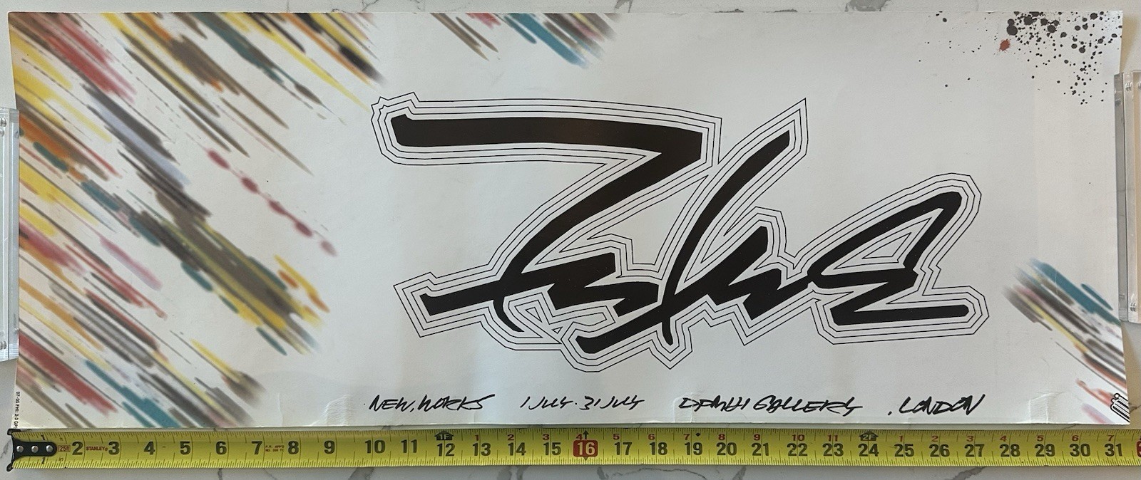 2001 FUTURA 2000 Poster Graffiti Mcgurr Kaws Dondi Seen Read Rare DPMHI