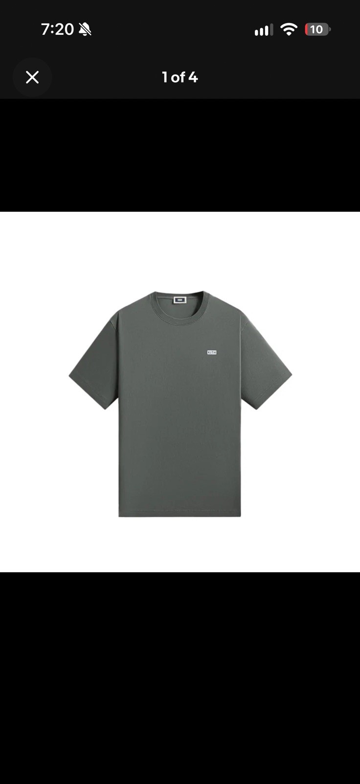 Kith Mens LAX SS Tee Machine Green Size XL