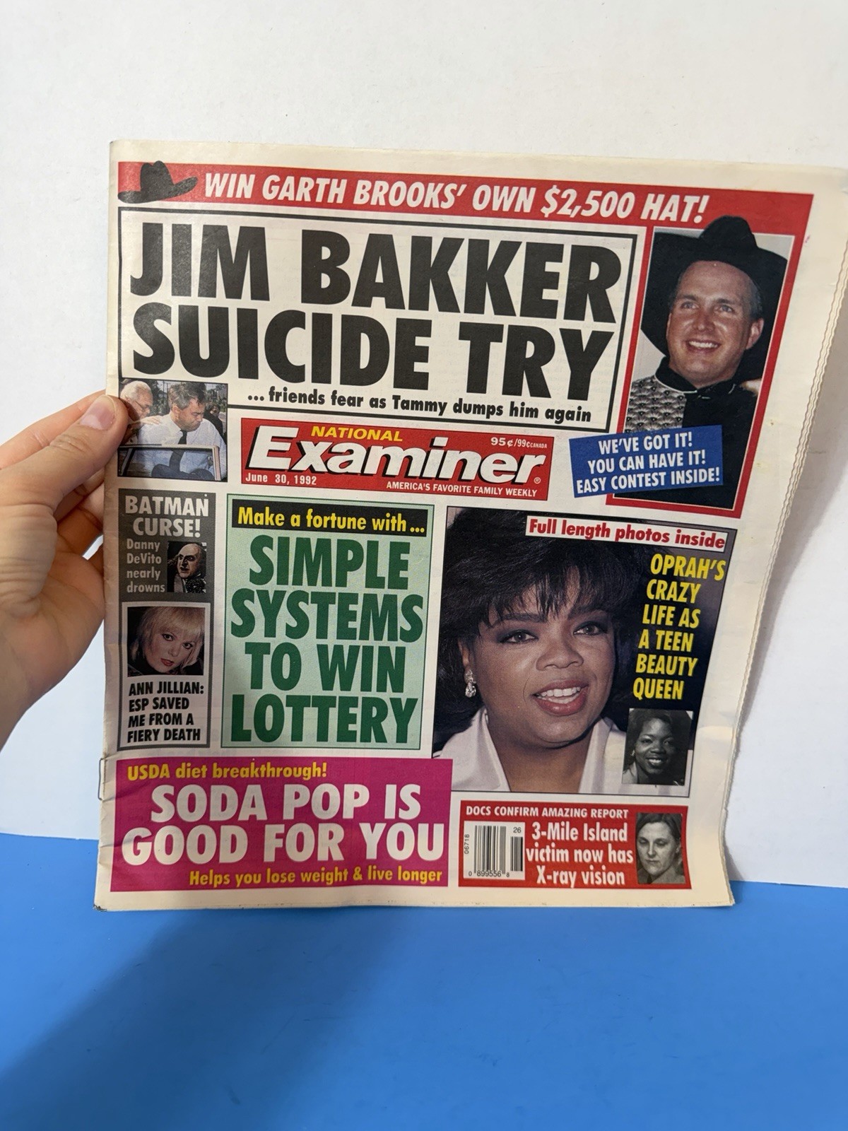 National Examiner June 30, 1992 Porter Wagoner Janine Turner Danny Devito Oprah