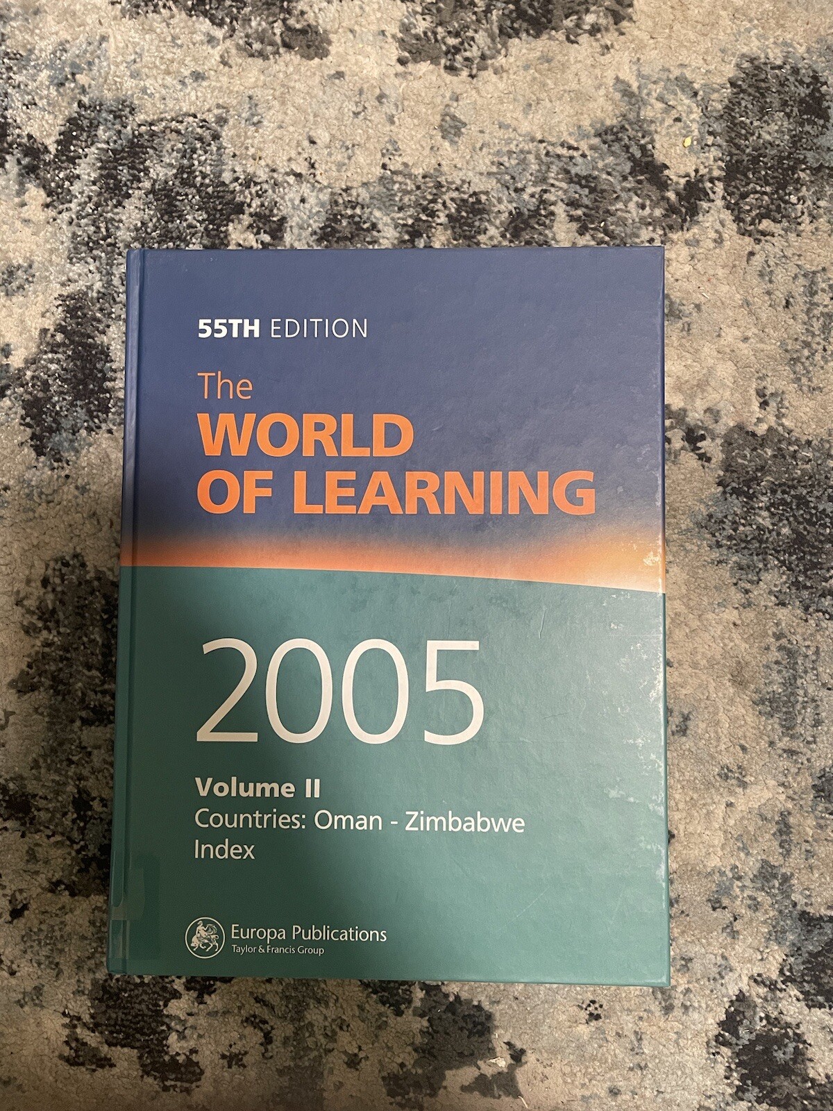 World of Learning 2005 Vol2 by Driss Fatih