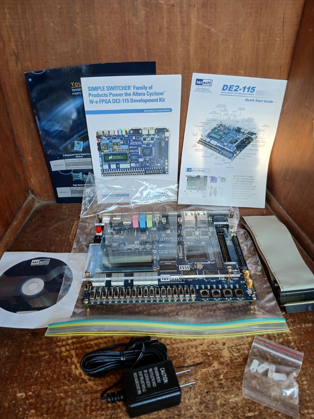 TERASIC ALTERA DE2 -115 CYCLONE  DEVELOPMENT & EDUCATION BOARD 