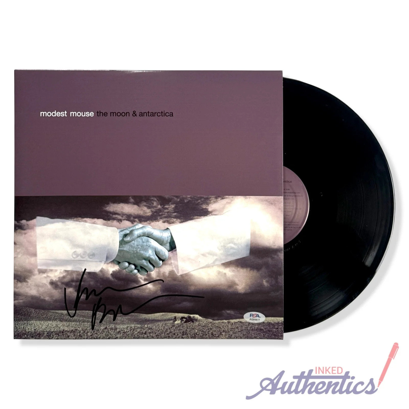 Isaac Brock Signed Autographed Vinyl LP “The Moon & Antarctica” Modest Mouse PSA