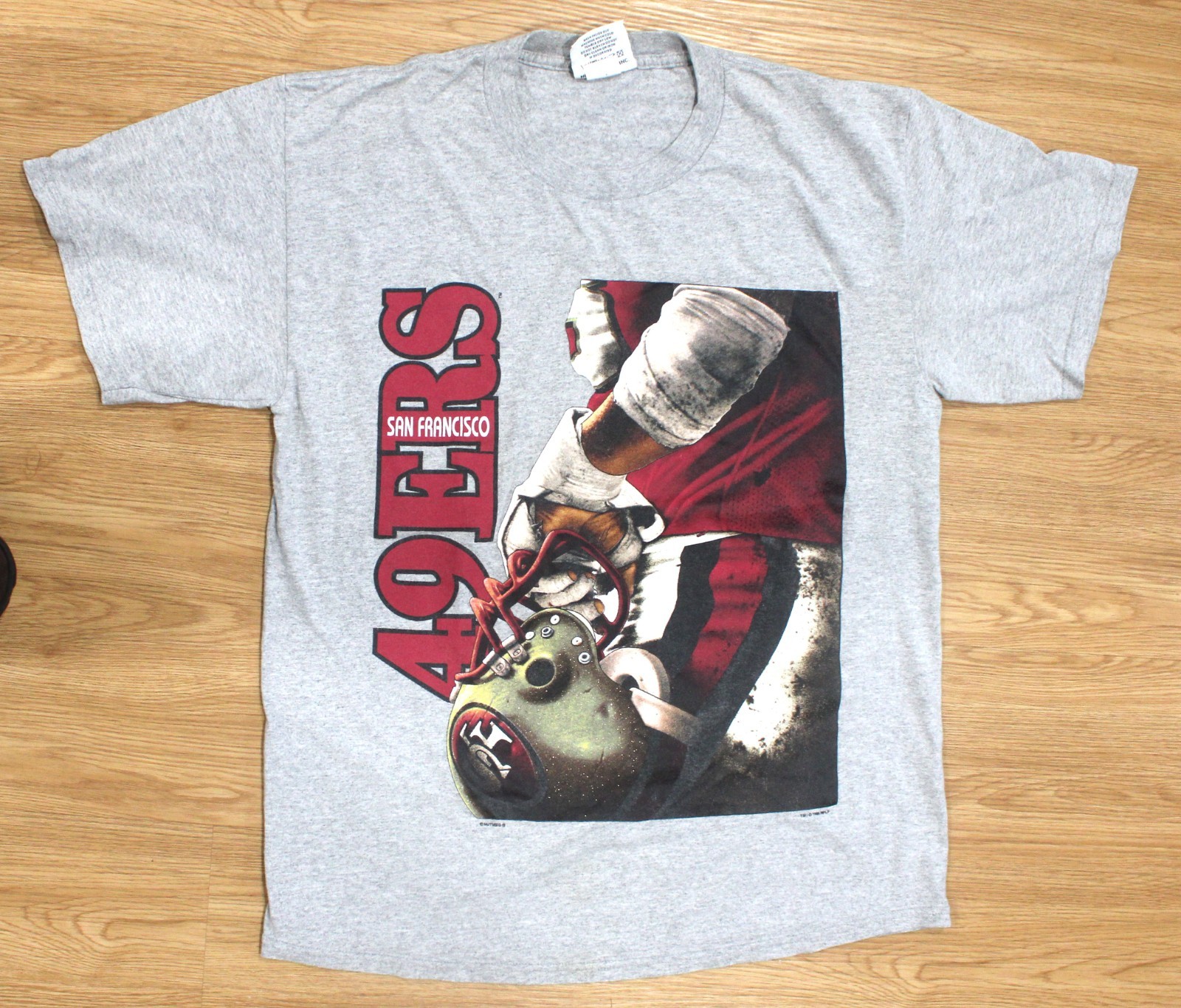Vintage San Francisco 49ers Gray Shirt by Lee Sport - 1996 - Large -  EXC