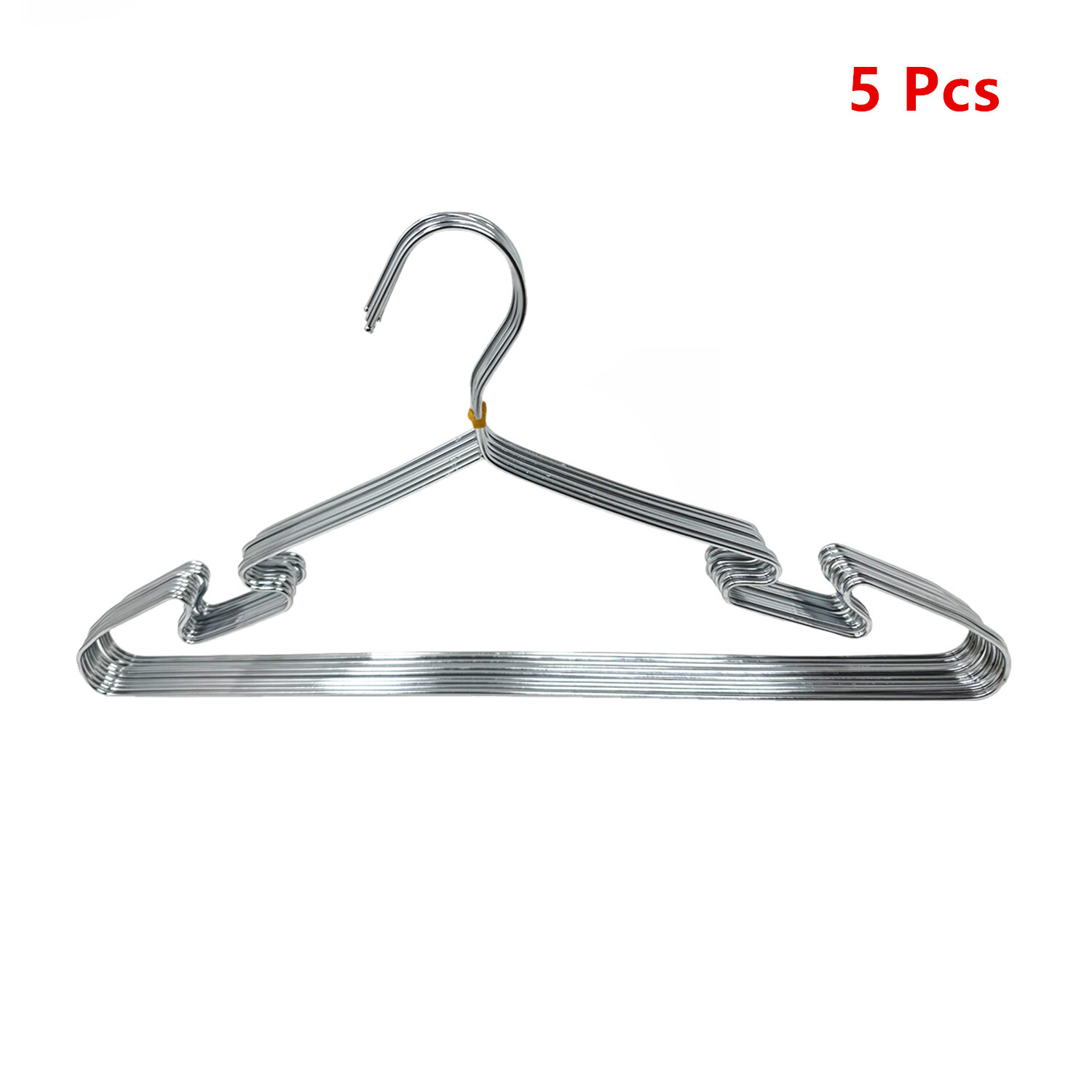 5-50 Pcs of Stainless Steel Wire Coat Hanger Strong Heavy Duty Clothes Hangers 5-50 Pcs of Stainless Steel Wire Coat Hanger Strong Heavy Duty Clothes Hangers