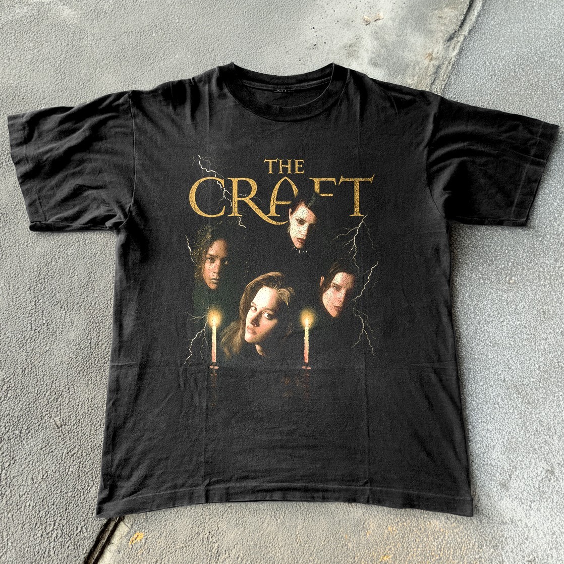 The Craft Vintage Gothic Witch Horror Movie Poster Art Graphic T-Shirt