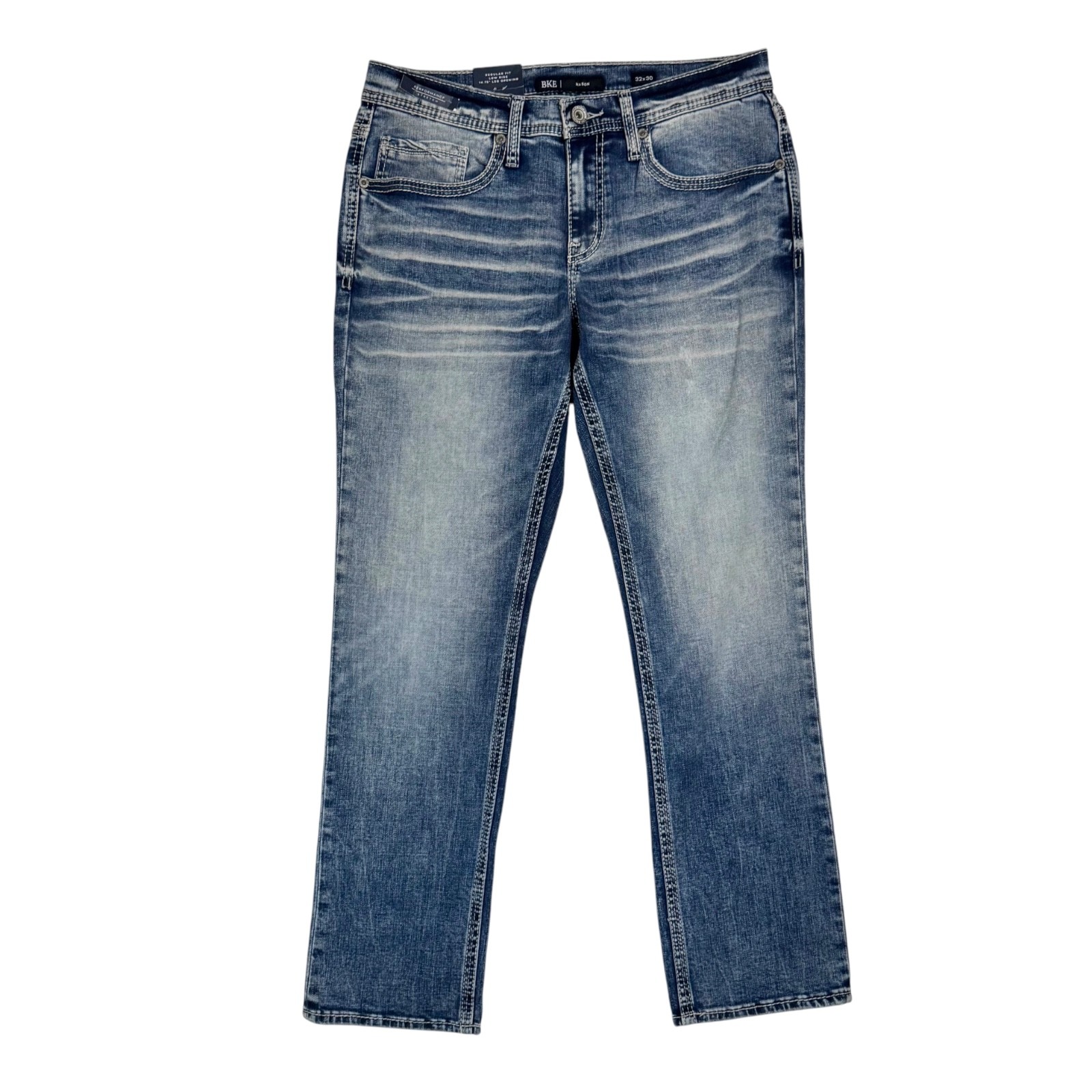 NWT BKE Mason Jeans Men’s Size 32x30 Low Rise Tapered Leg Performance Stretch