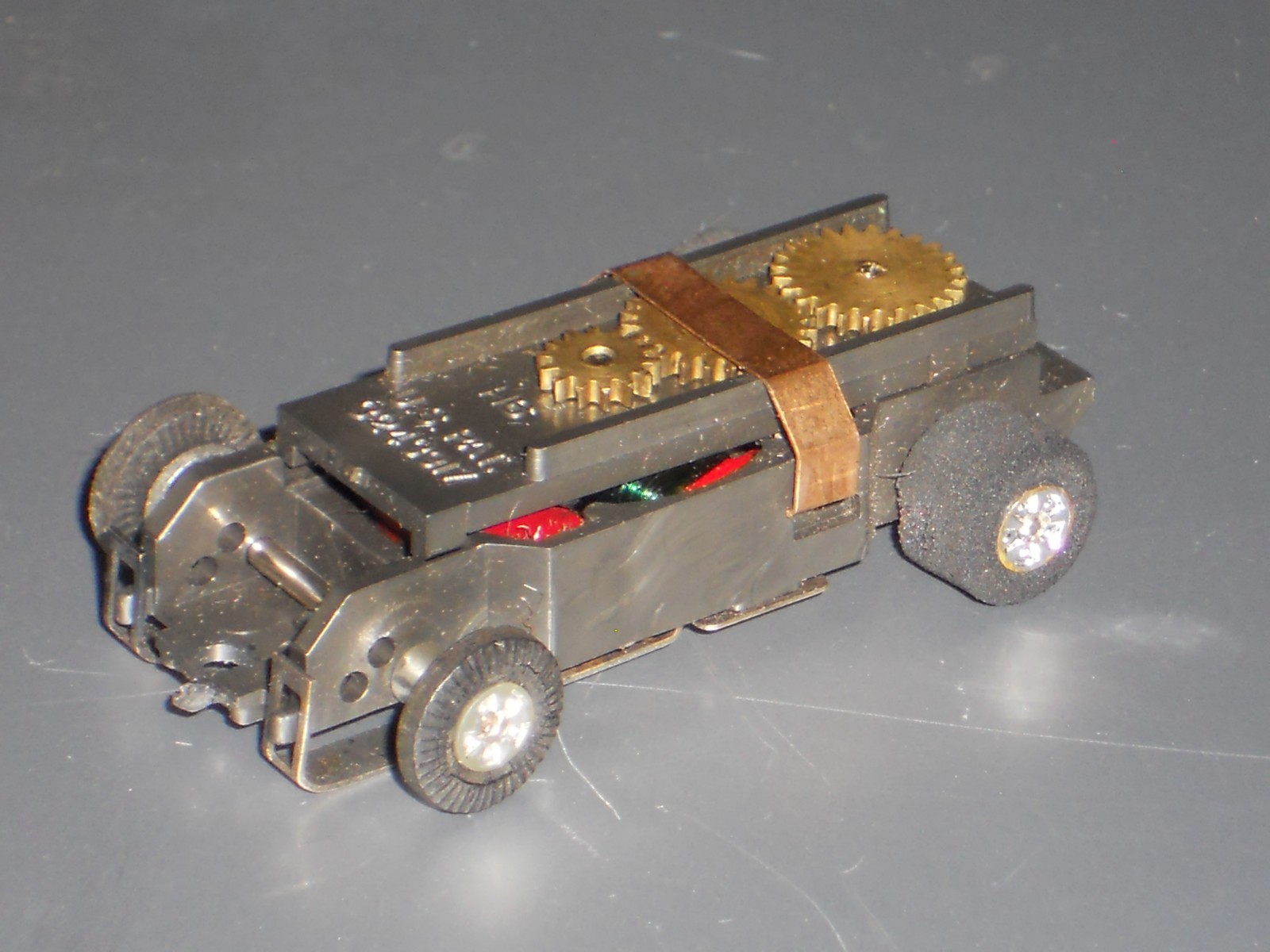 VINTAGE AURORA TJET TUFF ONES OPEN RIVET CHASSIS HO SLOT CAR VINTAGE AURORA TJET TUFF ONES OPEN RIVET CHASSIS HO SLOT CAR