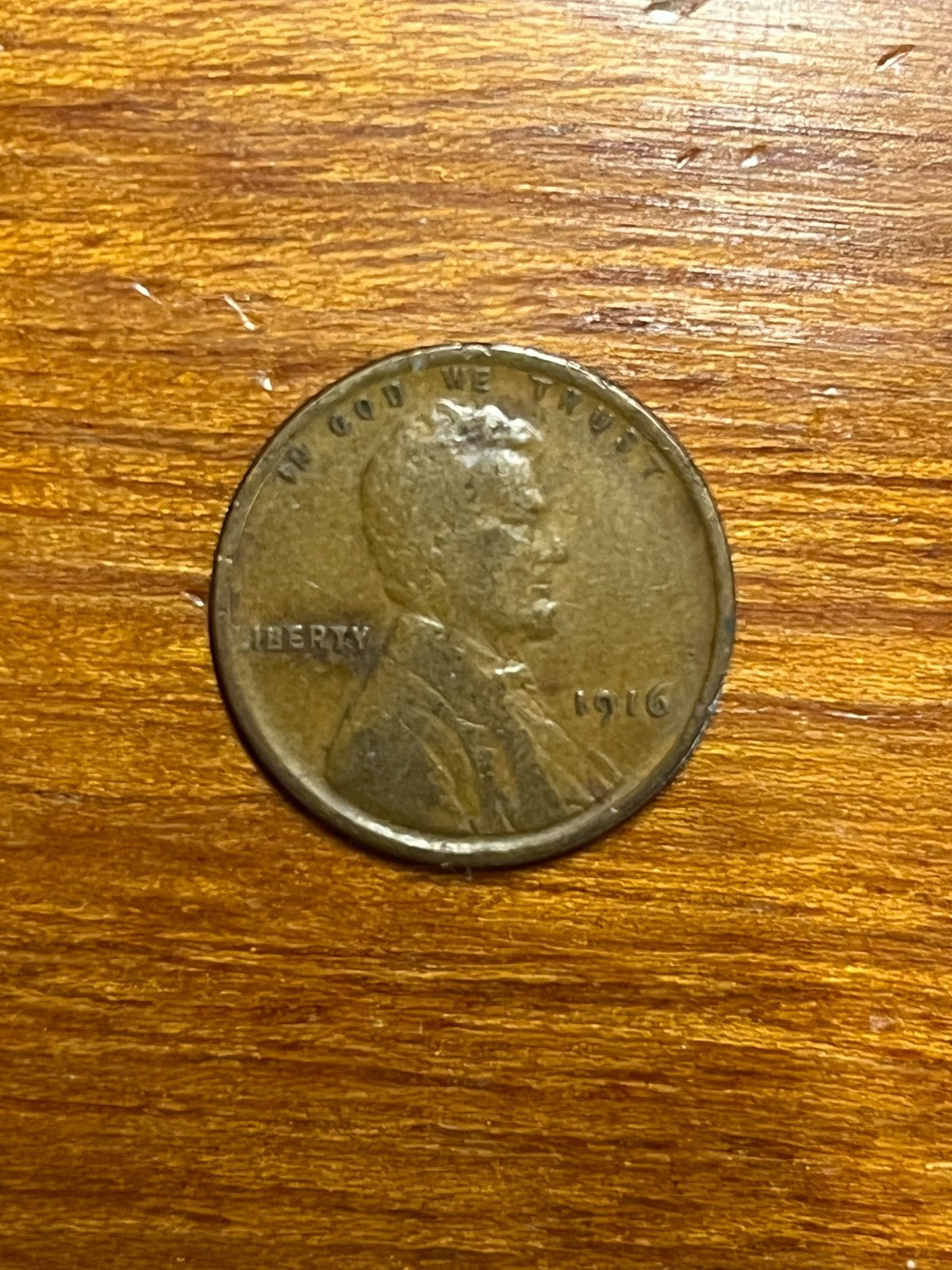 1916 P Lincoln Cent Fine 