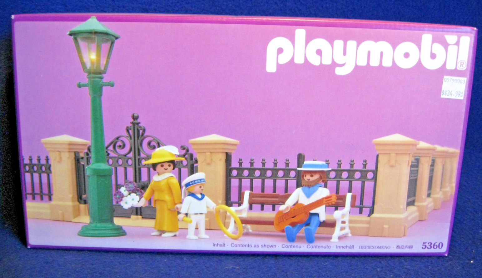 Vintage 1990 Playmobil #5360 Victorian Park Fencing - New other Crisp Opened Box Vintage 1990 Playmobil #5360 Victorian Park Fencing - New other Crisp Opened Box