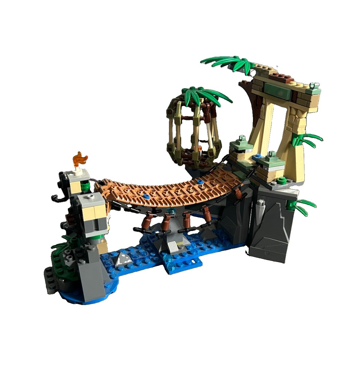 LEGO Ninjago Master Falls 70608 Jungle Bridge Build No Minifigures Incomplete