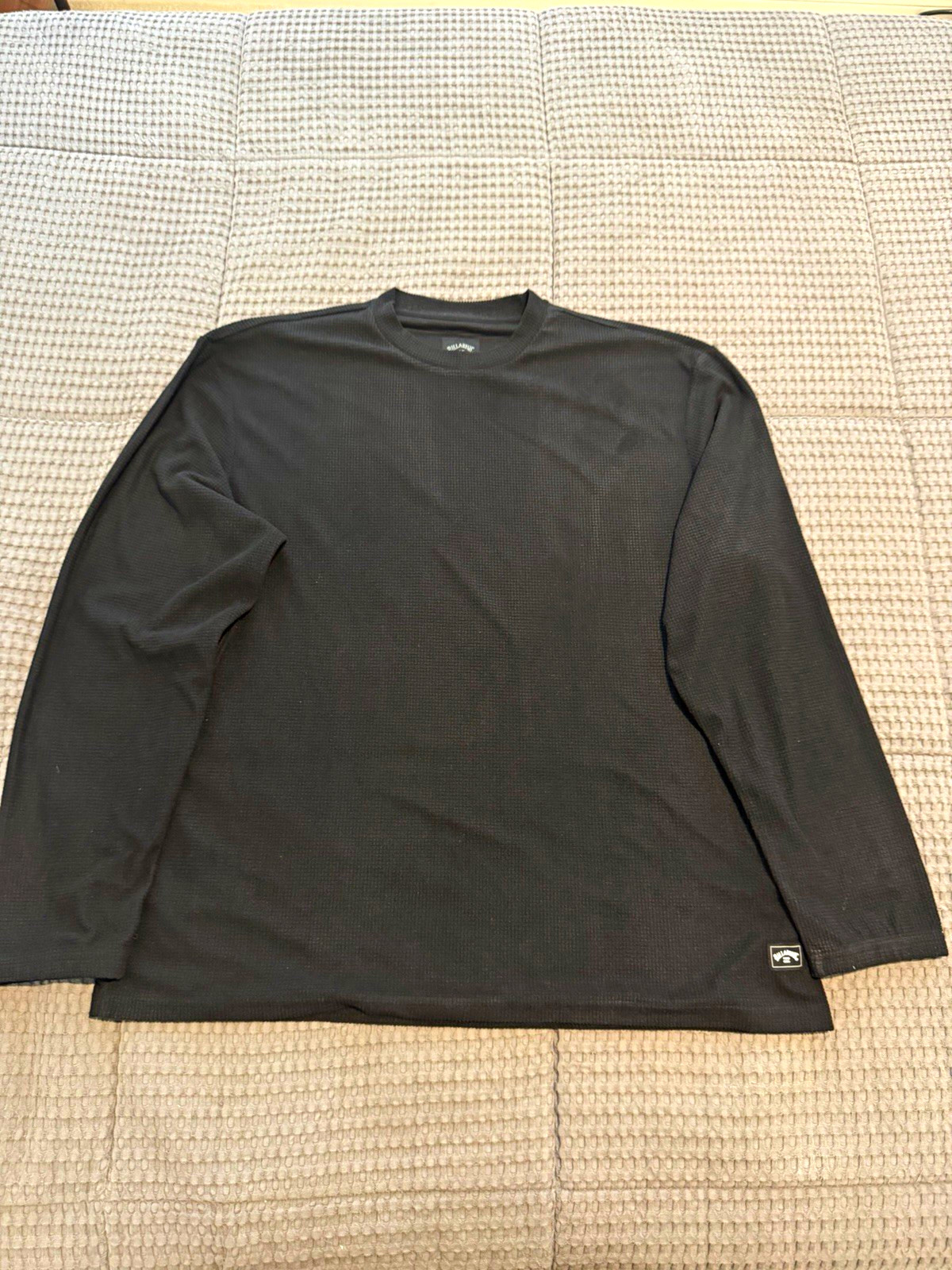 Billabong Adventure Division T-Shirt – Men’s XXL Black Long Sleeve Crew