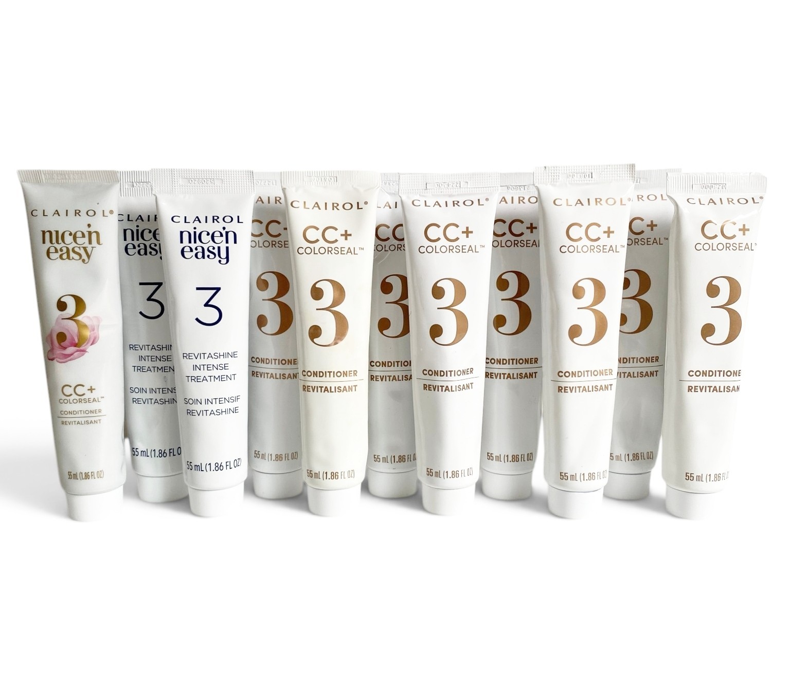 Lot 11 Clairol Nice N Easy CC + Color-seal Step 3 Conditioner 1.86 Fl Oz Lot 11 Clairol Nice N Easy CC + Color-seal Step 3 Conditioner 1.86 Fl Oz