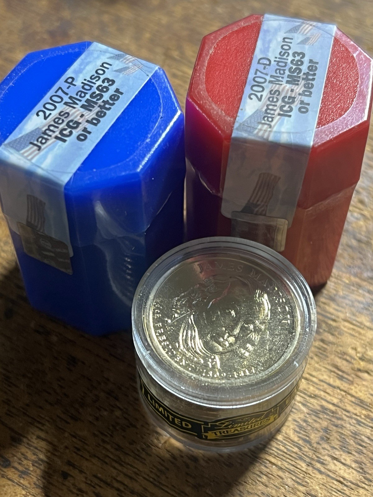 2007 P & D Madison Presidential Dollar Rolls ICG MS 63 or Better + 10 More Coins