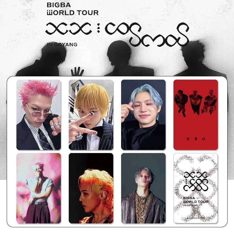 Official BIGBANG G-DRAGON World Tour Photocard Set 7pcs VIP K-pop Kwon Jiyong