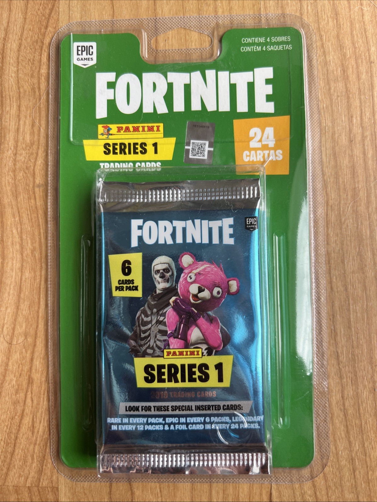2019 Panini Fortnite Series 1 Sealed Blister 4 Booster Packs 6 Cards 2019 Panini Fortnite Series 1 Sealed Blister 4 Booster Packs 6 Cards