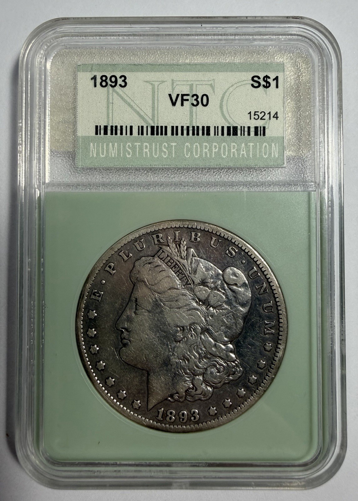 1893 -CC Morgan Silver Dollar Key Date Carson City Tough Rare Date