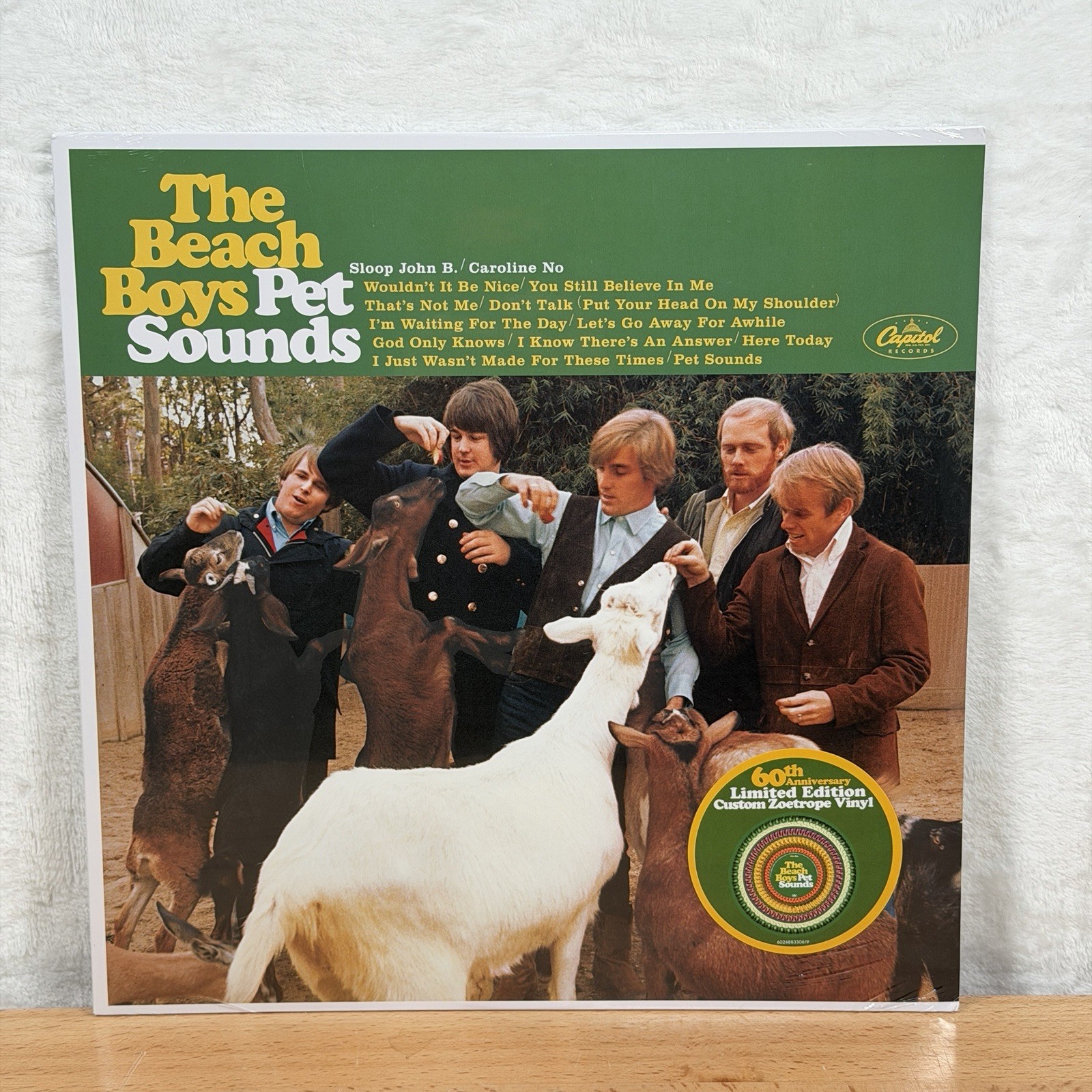 The Beach Boys Pet Sounds Zoetrope LP Vinyl 60th Anniversary Record 2026 SEALED