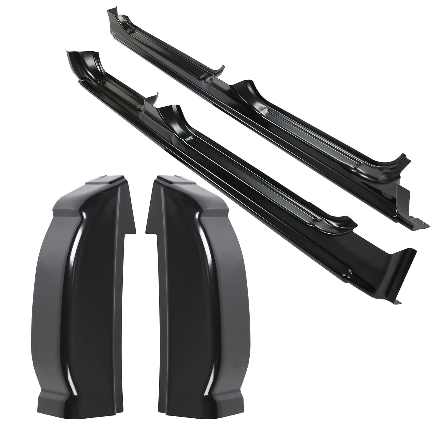 ALMULOO Outer Rocker Panels and Cab Corners Compatible with 1999-2007 Chevy S...