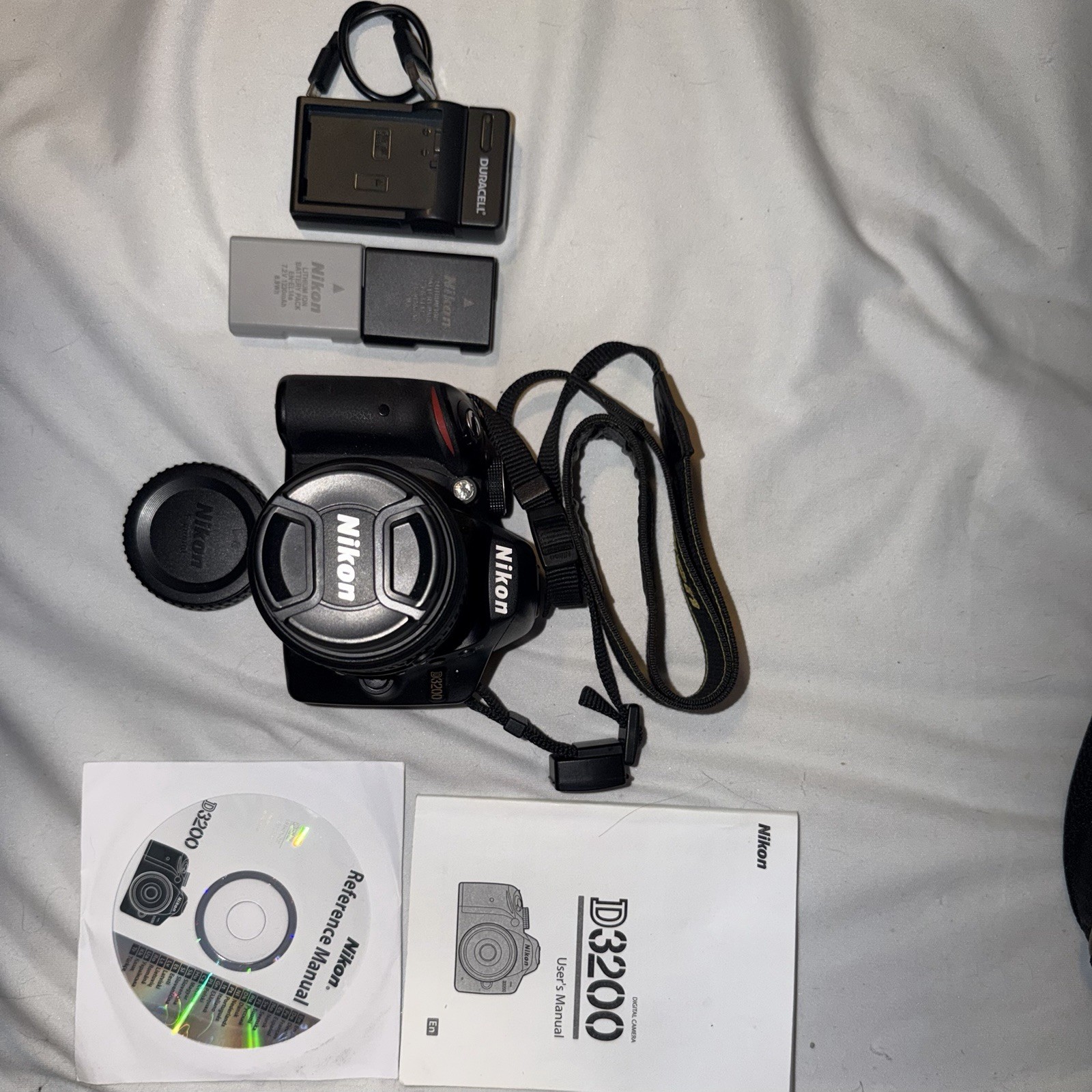Nikon D3200 24.2MP Digital SLR Camera with AF-S DX VR 18-55mm Lens, Black