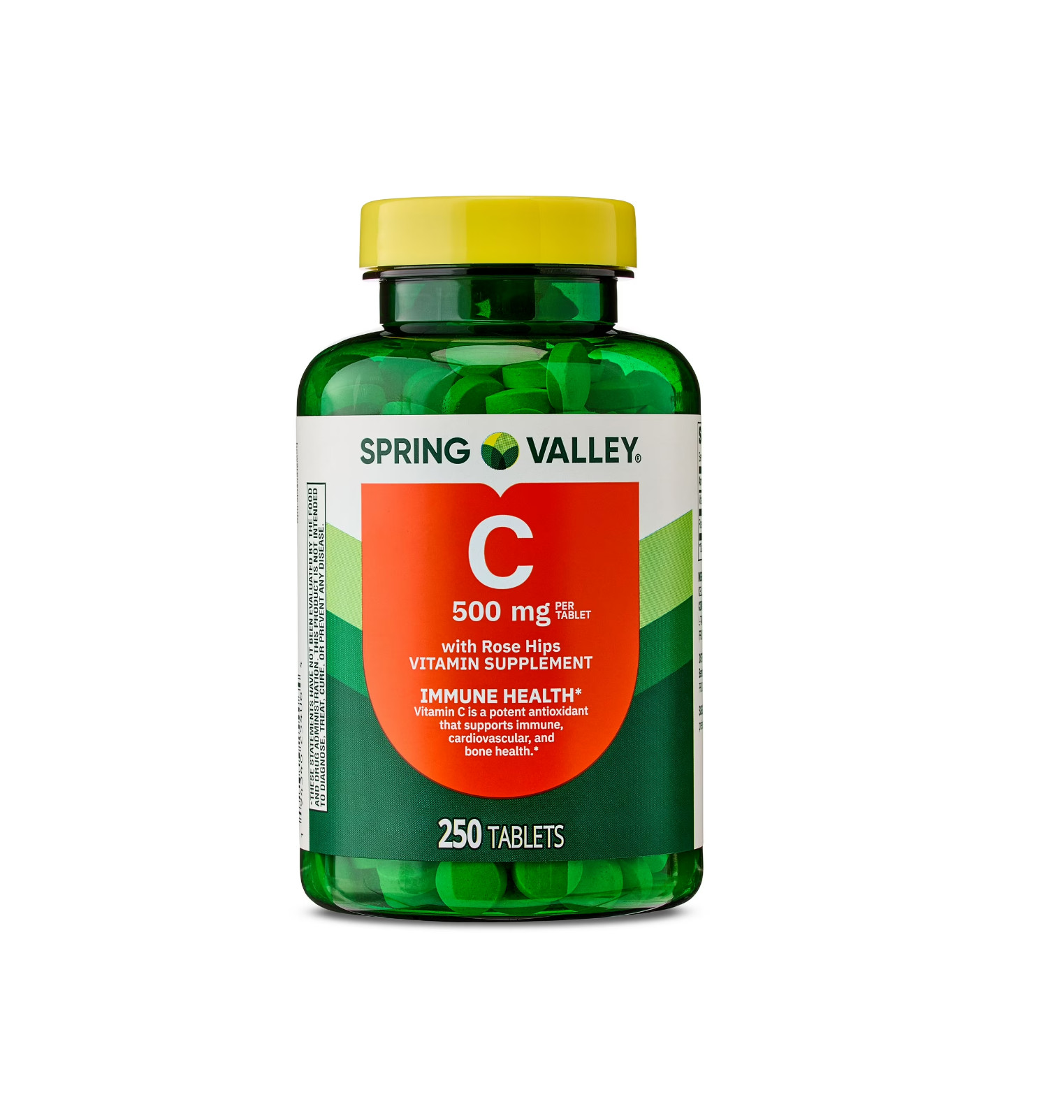 Spring Valley Vitamin C Supplement with Rose Hips Tablets, 500 mg, 250 Ct. Spring Valley Vitamin C Supplement with Rose Hips Tablets, 500 mg, 250 Ct.