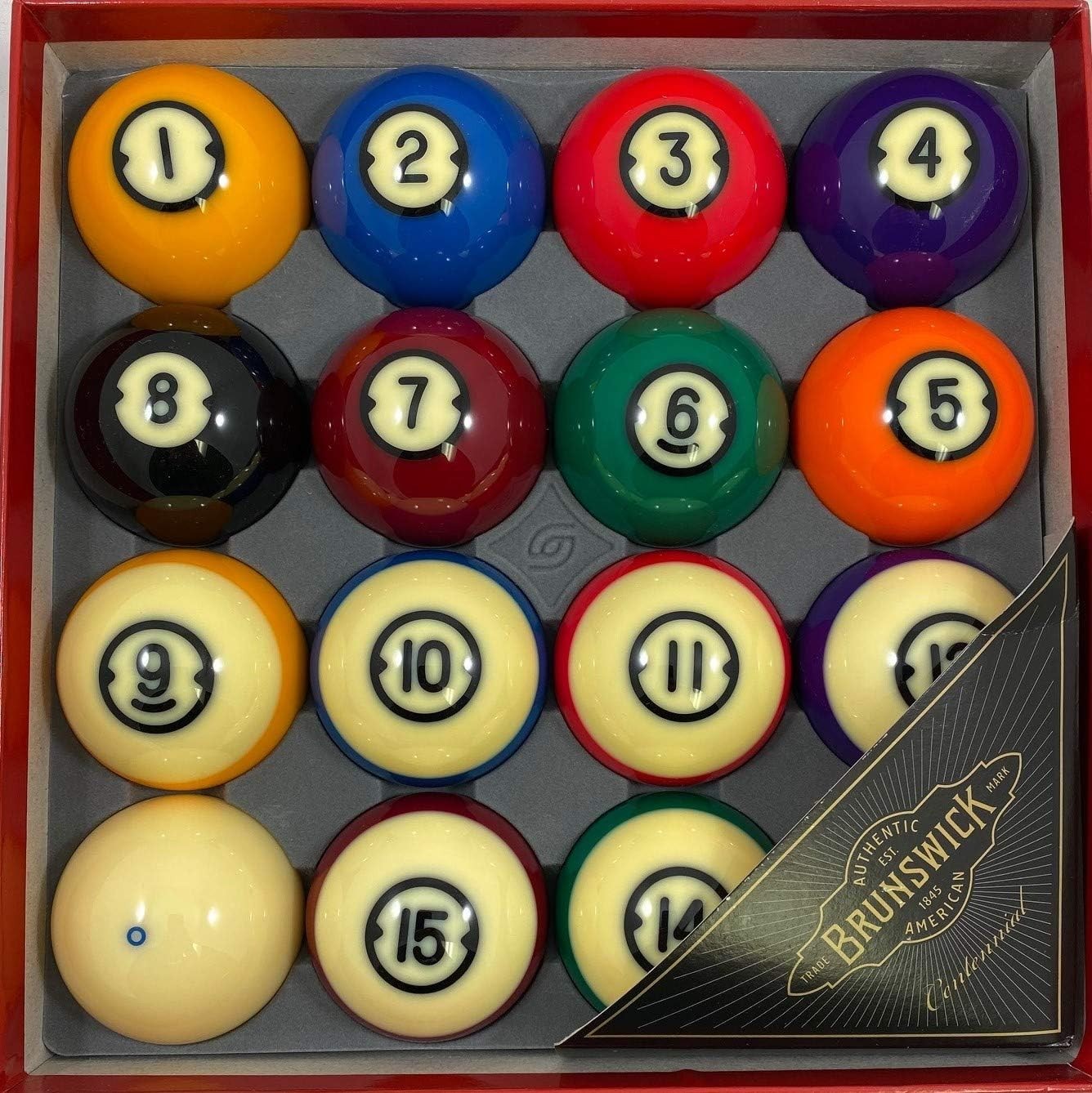 Brunswick Centennial Balls Set of 16 Regulation Size - Brunswick Centennial Balls Set of 16 Regulation Size -