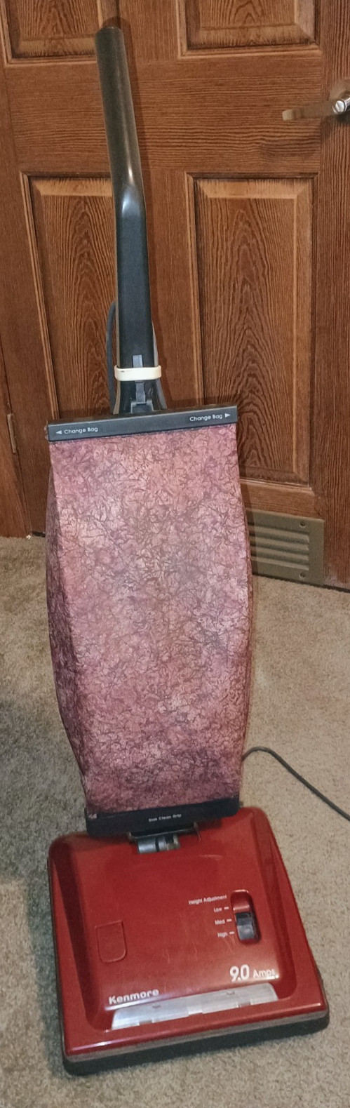 Kenmore Sears Panasonic Vintage Upright Soft Bag Vacuum Cleaner 116.3419090 Kenmore Sears Panasonic Vintage Upright Soft Bag Vacuum Cleaner 116.3419090