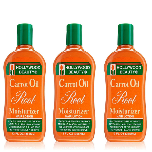 Hollywood Beauty Carrot Oil Root Moisturizer Hair Lotion 12fl.oz (355ml) 3PACK Hollywood Beauty Carrot Oil Root Moisturizer Hair Lotion 12fl.oz (355ml) 3PACK