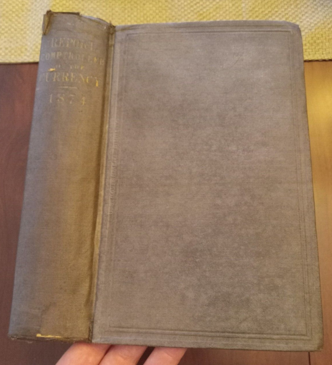 1874 Comptroller of Currency Report - key obsolete bank & banknote research info